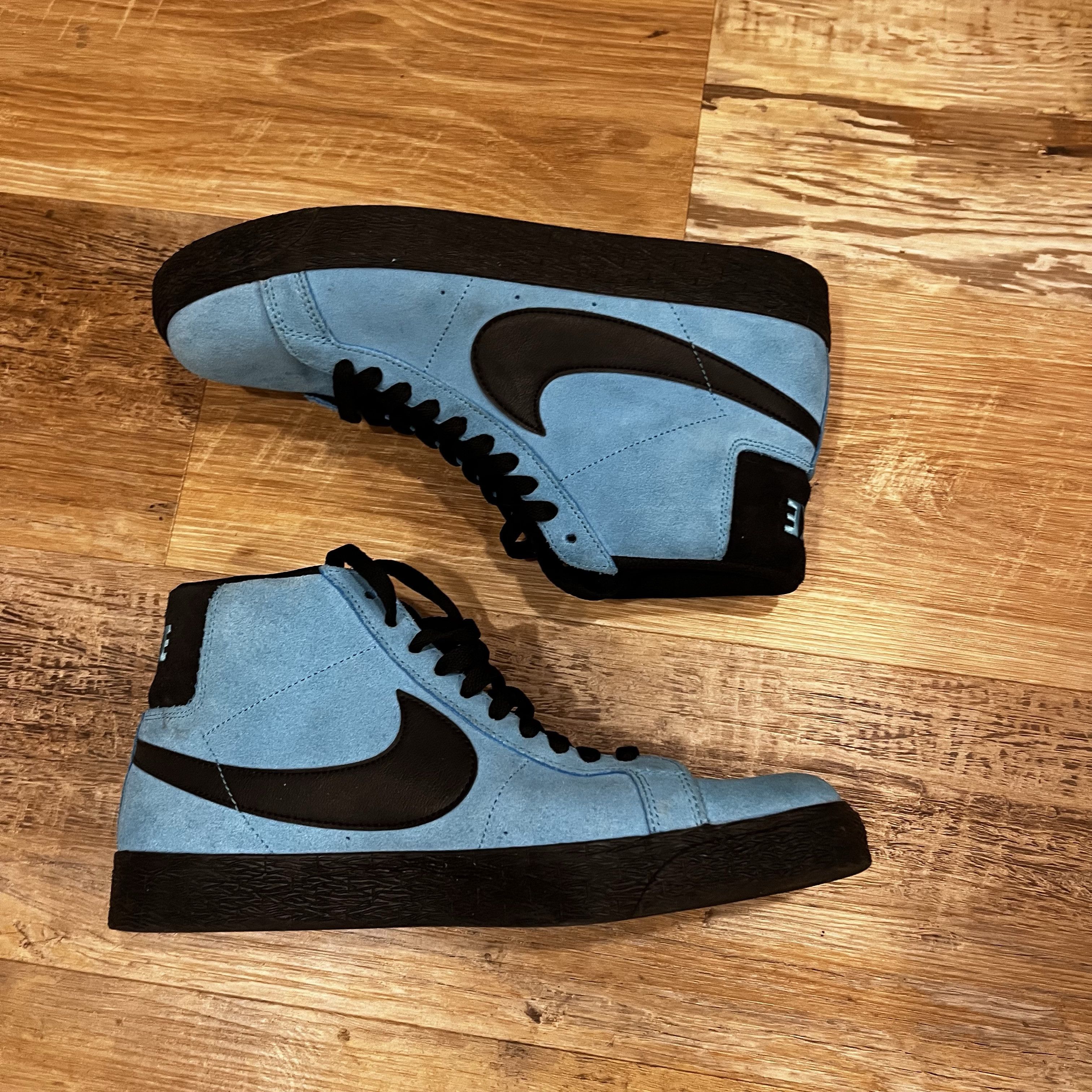 Nike Nike SB Blazer High Baltic Blue Suede Size US 10 / EU 43 - 2 Thumbnail