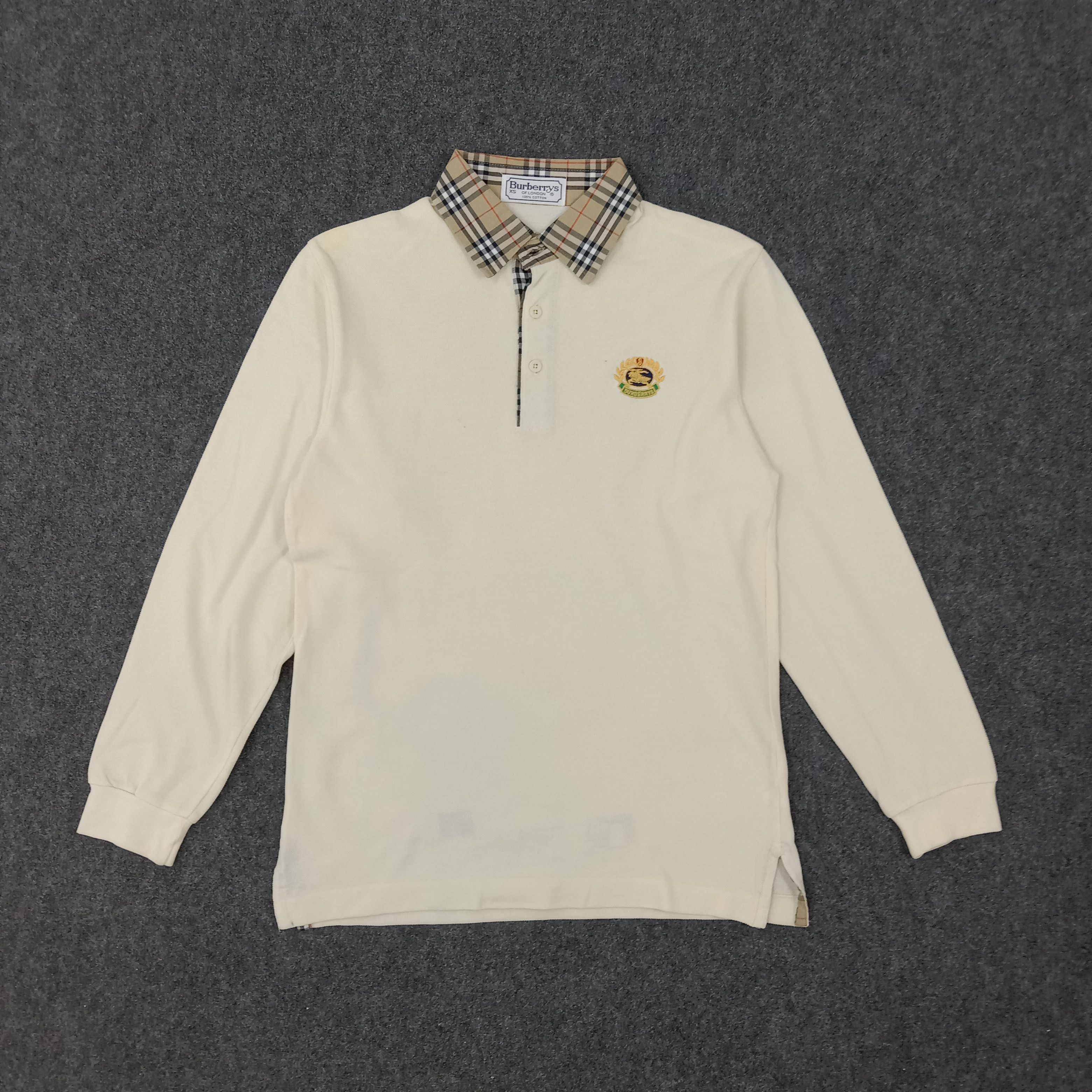 Burberry × Vintage Burberrys Nova Check Small Logo Polos Size US M / EU 48-50 / 2 - 1 Thumbnail