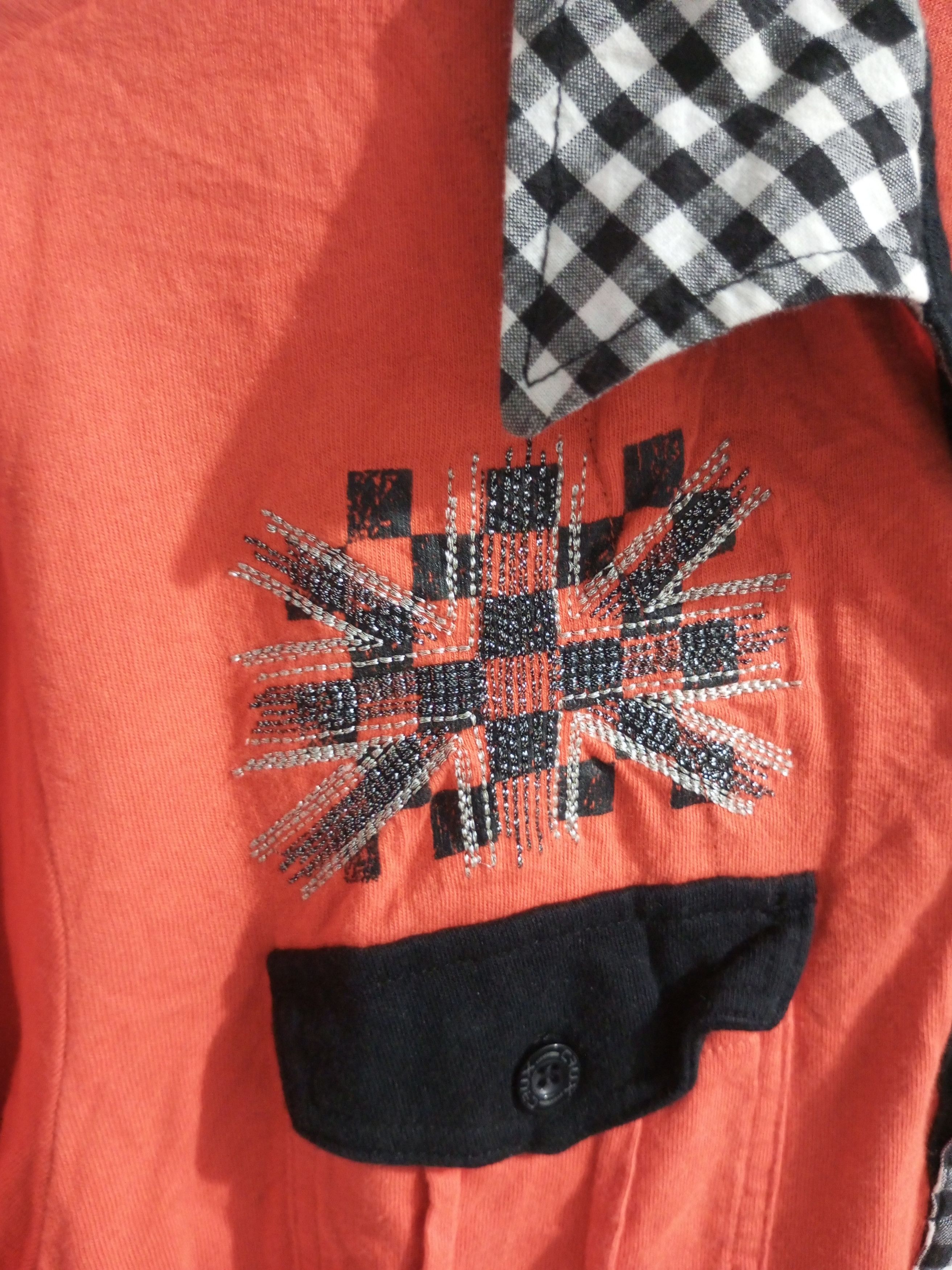 20471120 Vintage crux double layer poem long sleeve tshirt Size US M / EU 48-50 / 2 - 7 Thumbnail
