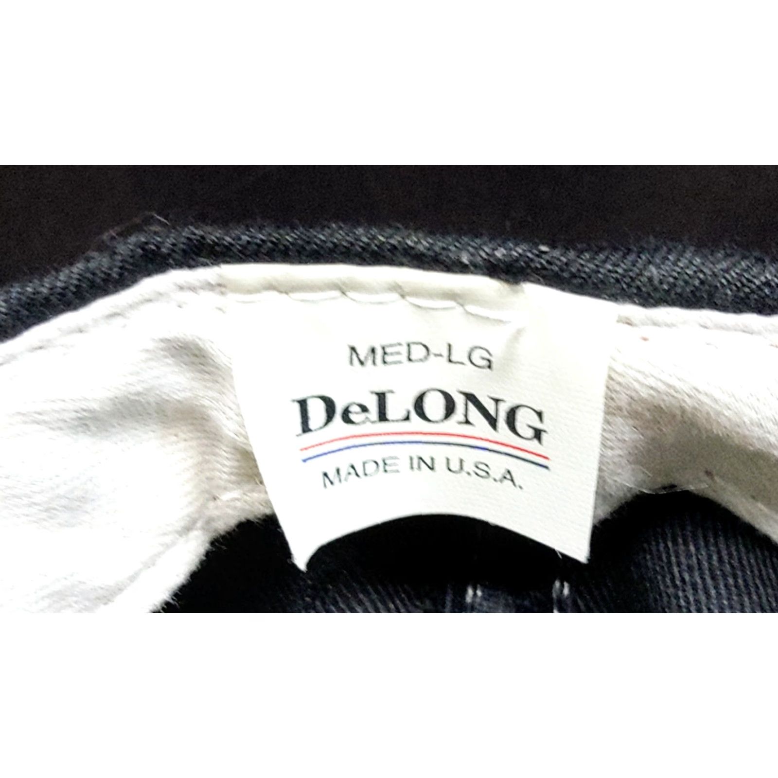 Vintage VINTAGE DeLong High School Snapback Hat Tigers Carroll Iowa 90's USA Men Black Cotton Canvas Adjustable Tiger Sports 90s Hats Size ONE SIZE - 8 Thumbnail
