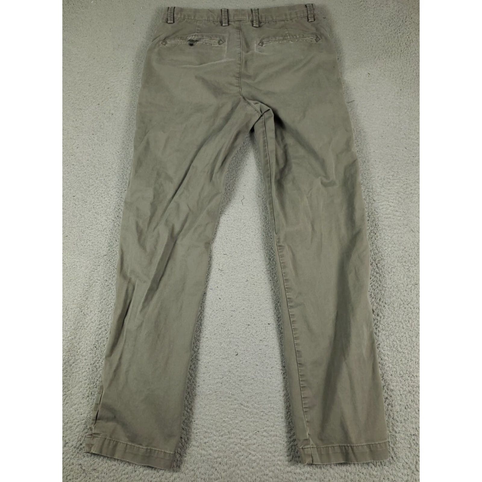 Club Monaco Club Monaco Chino Pants Mens 31x30 Gray Flat Front Straight Leg Trousers Size US 31 - 6 Thumbnail