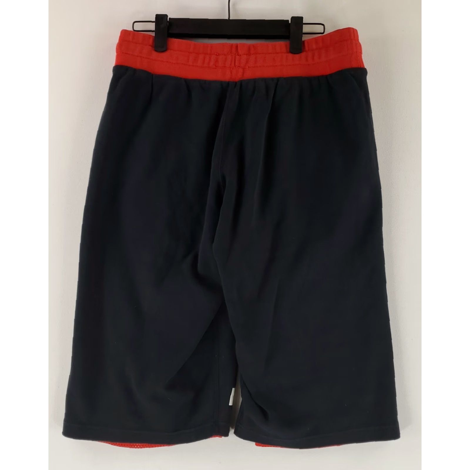 Nike Nike Air Shorts Reversible Basketball Spellout Black Red Mens M Size US 31 - 6 Thumbnail