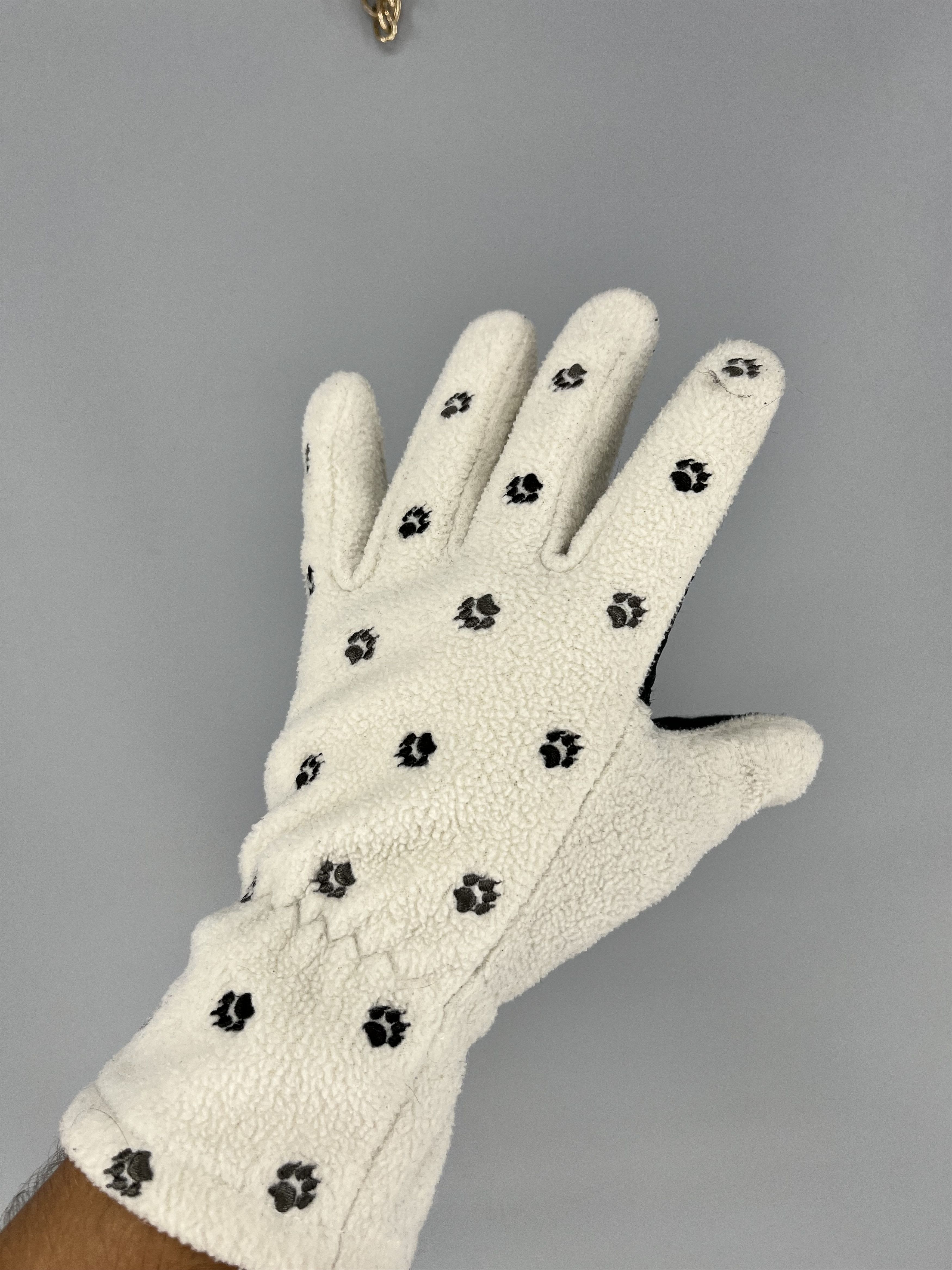 Jack Wolfskin Vintage Y2K Jack Wolfskin Fleece Outdoor Gloves Size ONE SIZE - 4 Thumbnail
