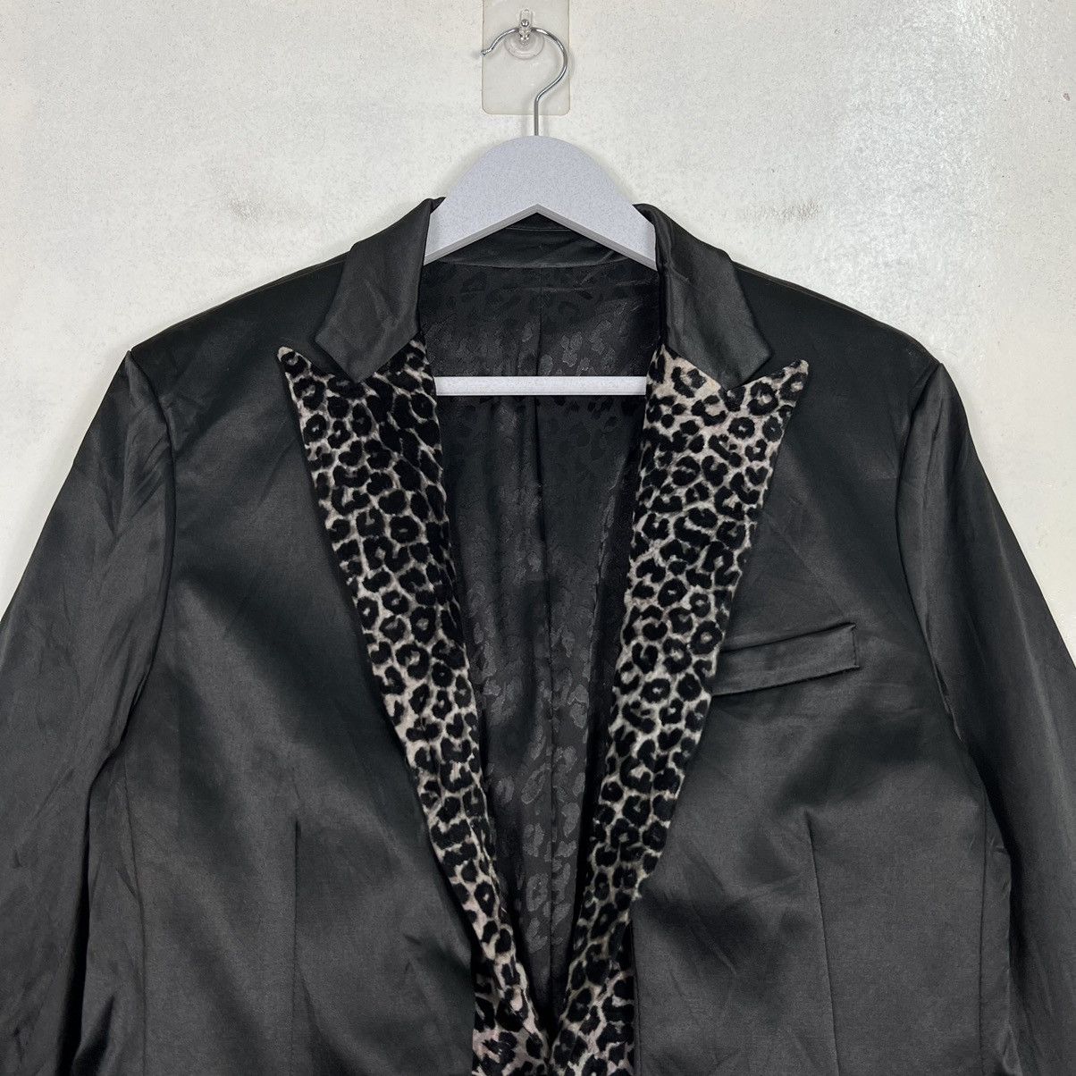 Japanese Brand 🔥 V MEN LEOPARD BLAZER JACKET Size US S / EU 44-46 / 1 - 3 Thumbnail