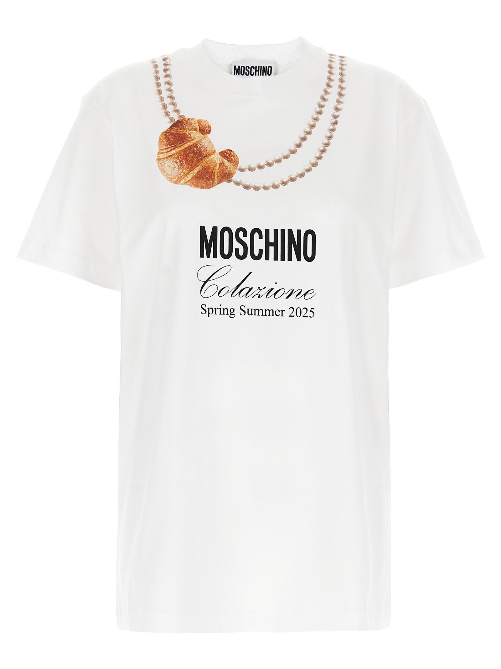 Moschino 'Colazione' T-Shirt Size XXS / US 00 / IT 34 - 1 Thumbnail