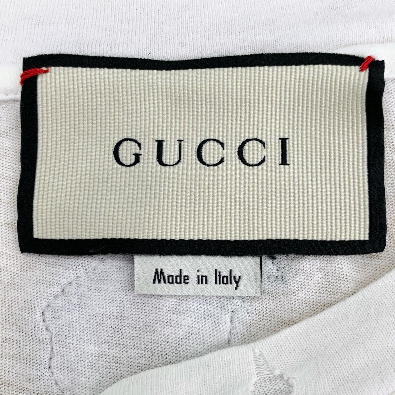 Gucci Gucci Floral Logo Print White Cotton T-Shirt (Size XS) Size XS / US 0-2 / IT 36-38 - 2 Thumbnail