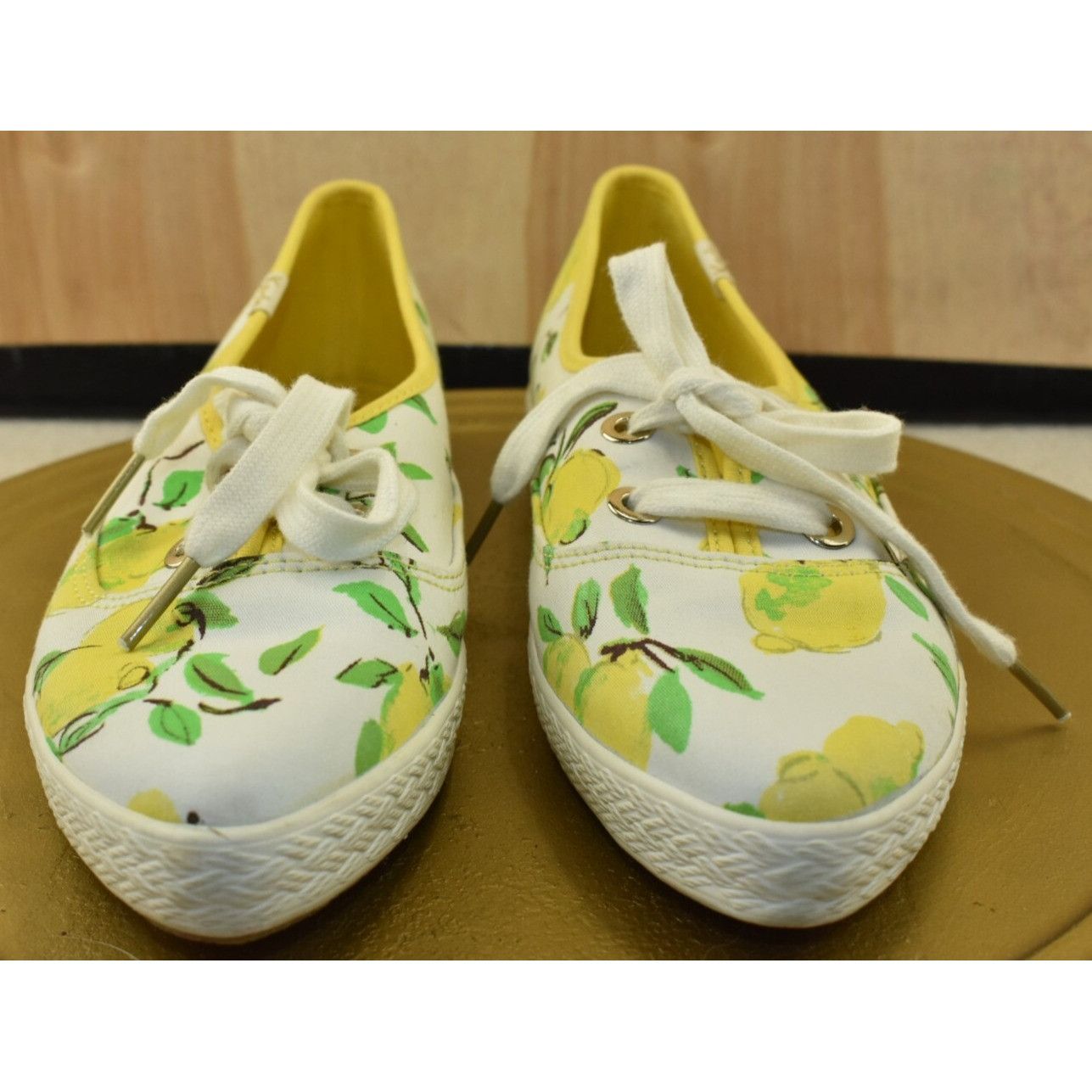 Kate Spade Keds X Kate Spade NY Women's Shoes Size 8 White/Yellow Lemon Size US 8 / IT 38 - 2 Thumbnail