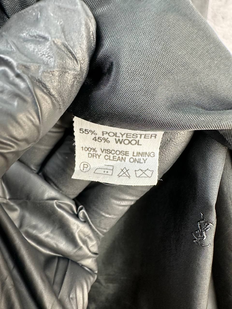 Yves Saint Laurent Yves Saint Laurent Pour Homme VTG Gray Double-Breasted Suit Size 48R - 21 Thumbnail