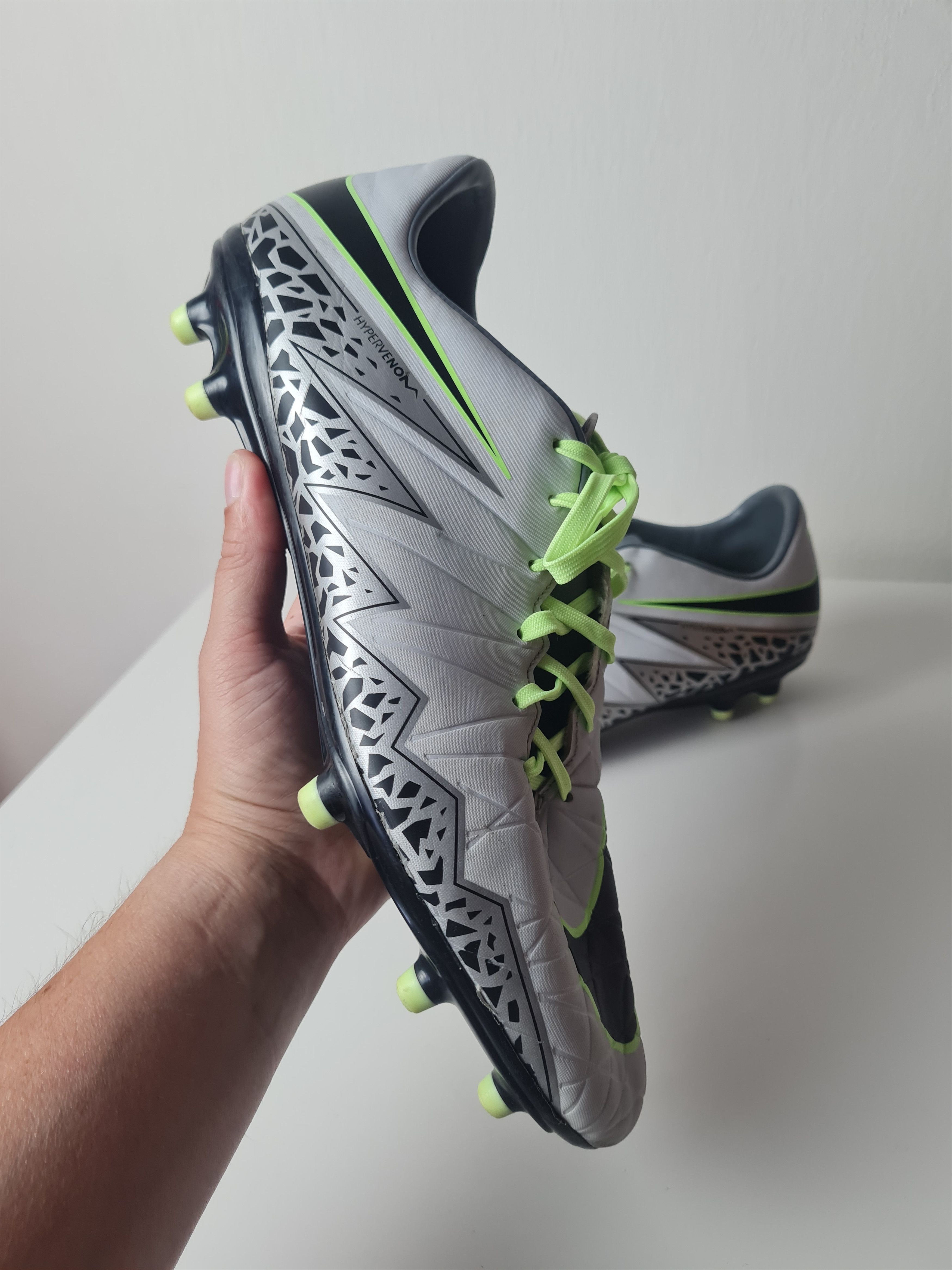 Nike Football Cleats Soocer Boots Nike Hypervenom Phelon 2 US12 Size US 12 / EU 45 - 12 Thumbnail