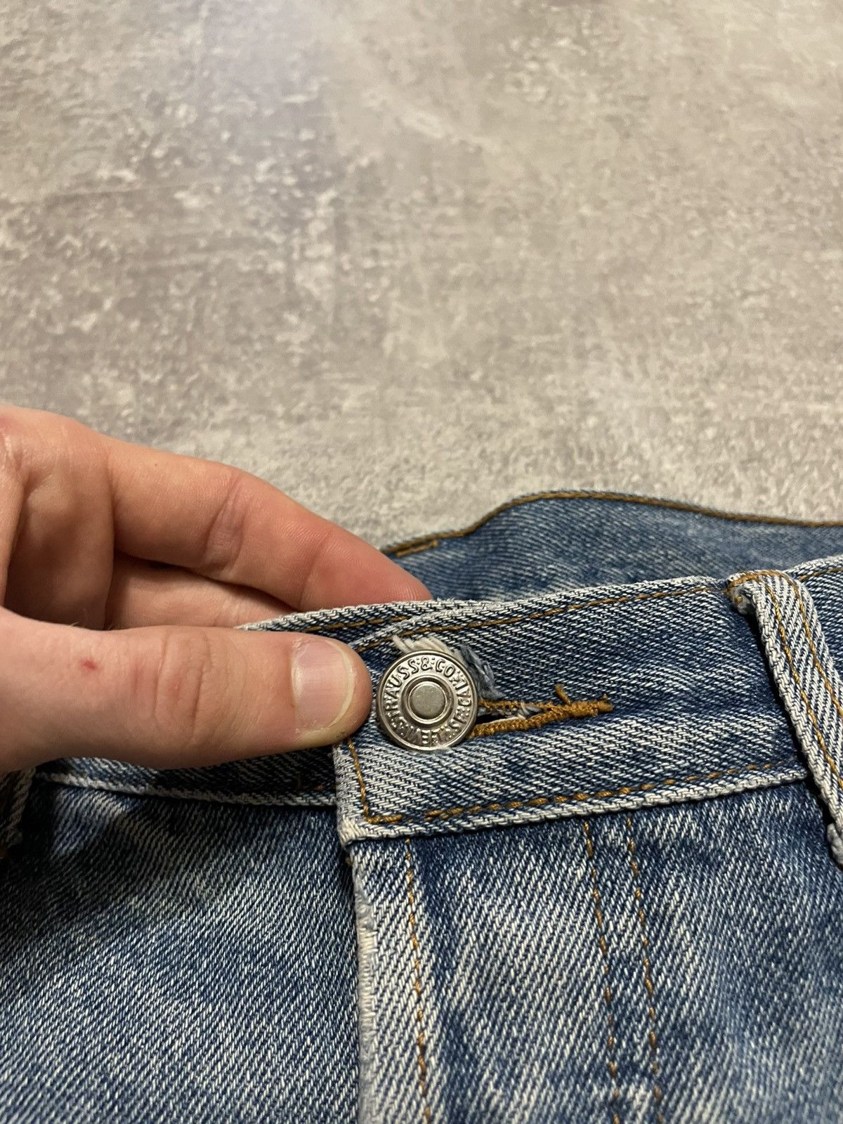 Levi's × Levi's Vintage Clothing × Vintage Vintage Levis Blue Denim Jeans Shorts Size 30 Size US 30 / EU 46 - 10 Thumbnail