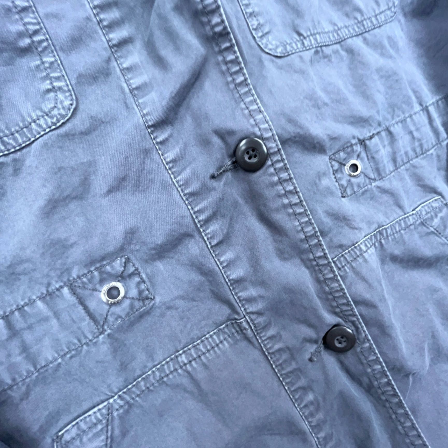 American Eagle Outfitters American Eagle Jacket Women Medium Gray Utility Military Army Safari Chore 177 Womens Size M / US 6-8 / IT 42-44 - 5 Thumbnail