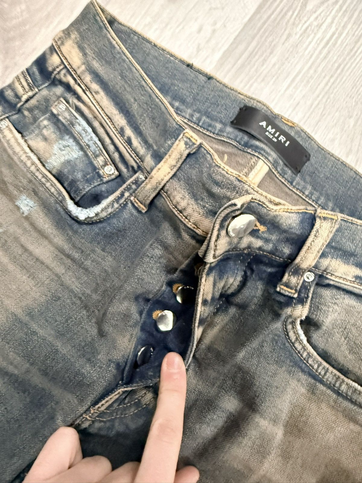 Amiri Amiri Thrasher Jeans Size US 29 - 4 Thumbnail