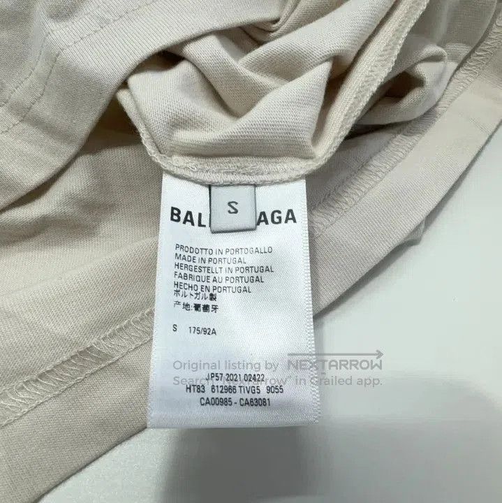 Balenciaga Balenciaga Logo Print Crew Neck T. Size US S / EU 44-46 / 1 - 6 Thumbnail