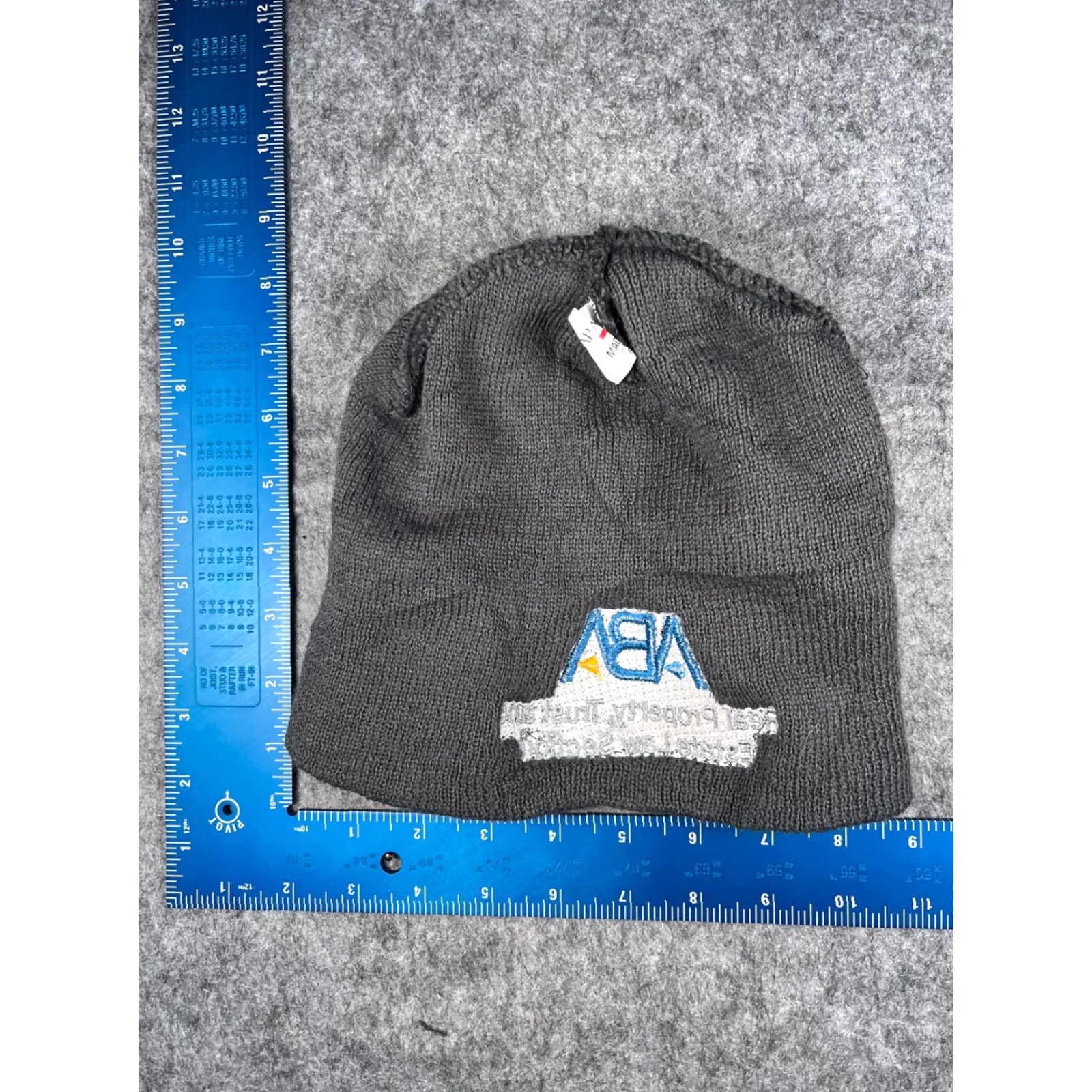 Vintage American Bar Association Beanie Adult One Size Gray Knit 100% Acrylic Size ONE SIZE - 5 Thumbnail