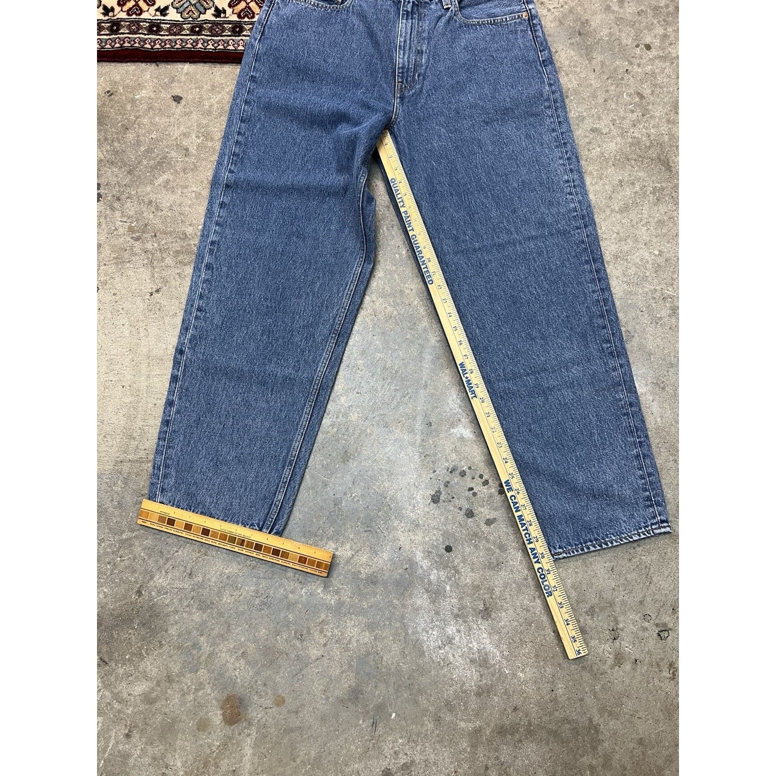 Levi's Levis Stay Baggy Tapered Jeans Blue 34x30 A2044 Sample NEW Size US 34 / EU 50 - 4 Thumbnail