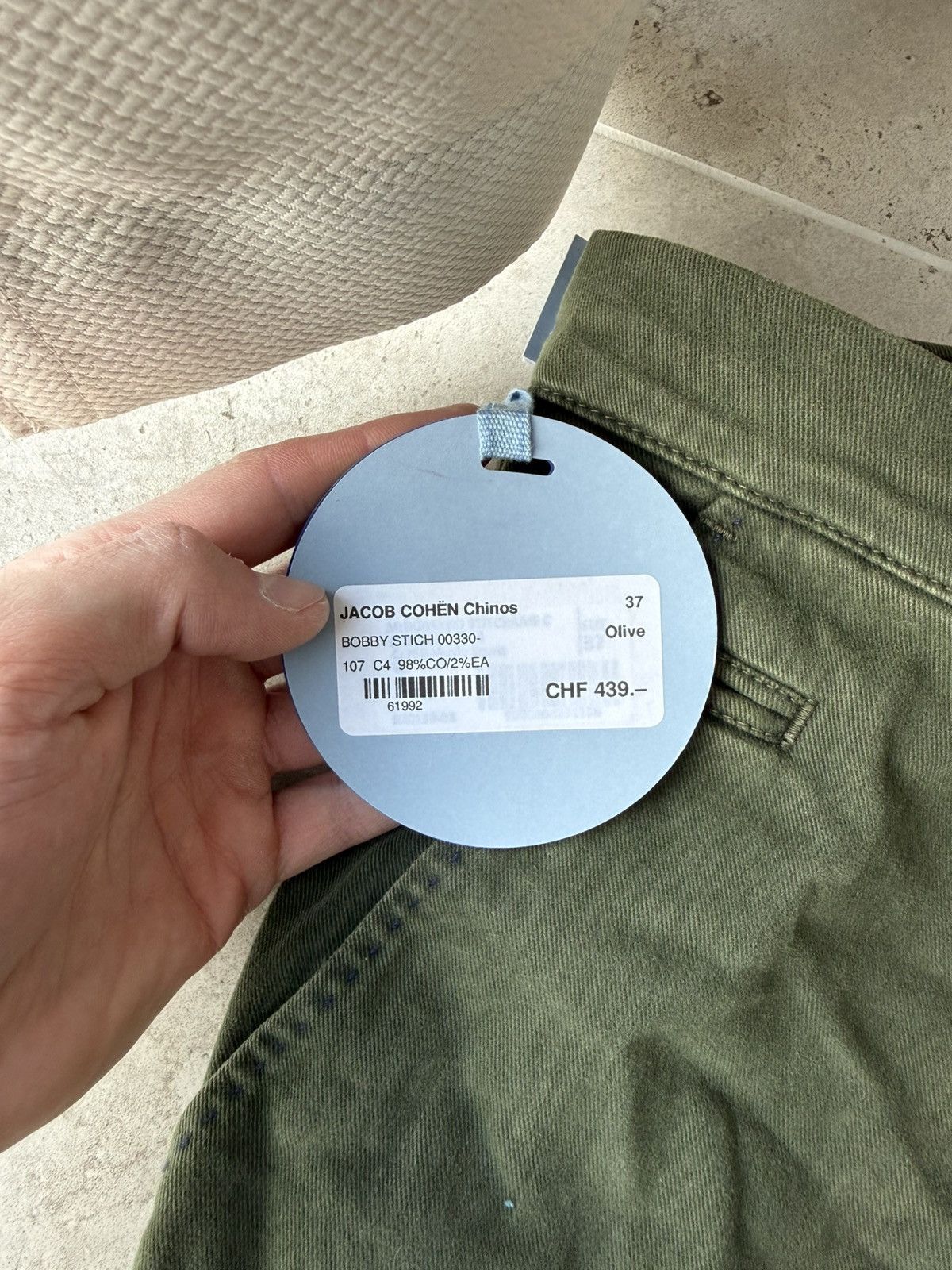 Jacob Cohen JACOB COHEN Comfort Bobby Chino Pants Size US 37 - 3 Thumbnail