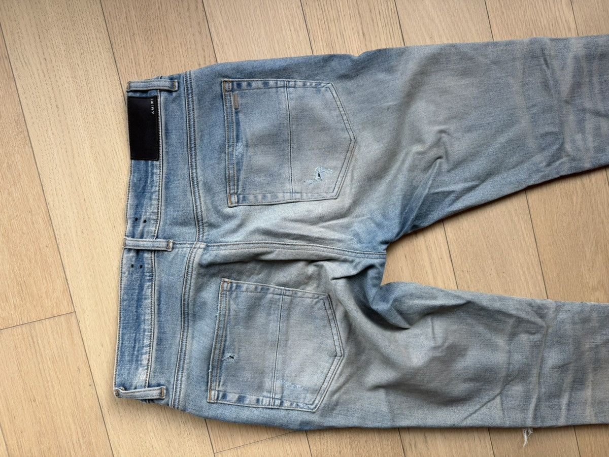Amiri Amiri Jeans Blue straight distressed jeans size 31 Size US 31 - 8 Thumbnail