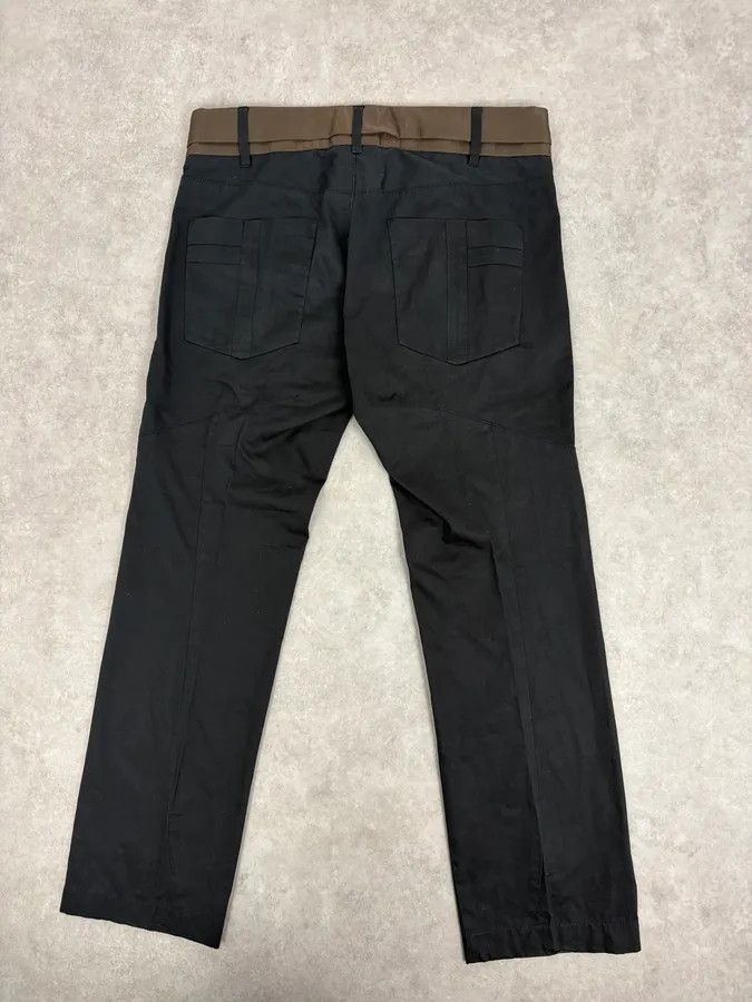 Dolce & Gabbana 2000s Dolce & Gabbana Black Double Waisted Tailored Pants Size US 32 / EU 48 - 6 Thumbnail