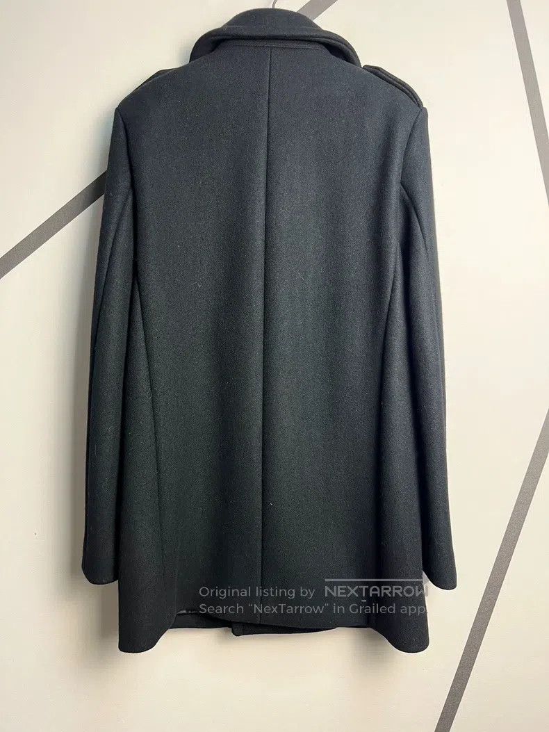 Saint Laurent Paris Saint Laurent Paris Large Collar Black Double Breasted Woo Size US M / EU 48-50 / 2 - 2 Thumbnail