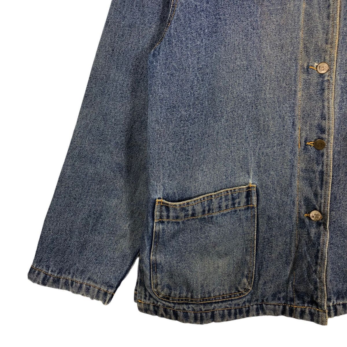 Japanese Brand 🔥90’s Biker Denim Jacket Chore Work Issey Miyake Design Size US L / EU 52-54 / 3 - 3 Thumbnail