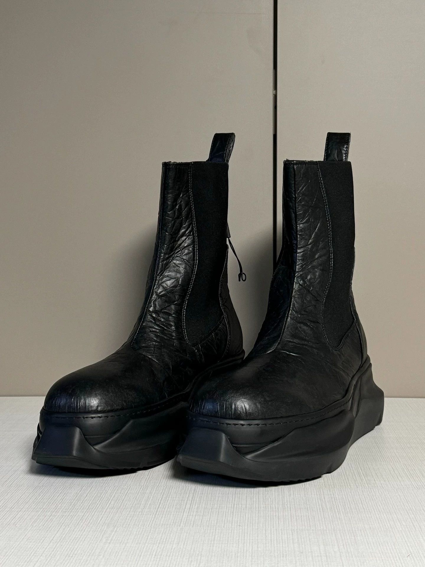 Rick Owens Rick Owens RO thick soled Chelsea boots 41/42 new Size US 8 / EU 41 - 1 Thumbnail