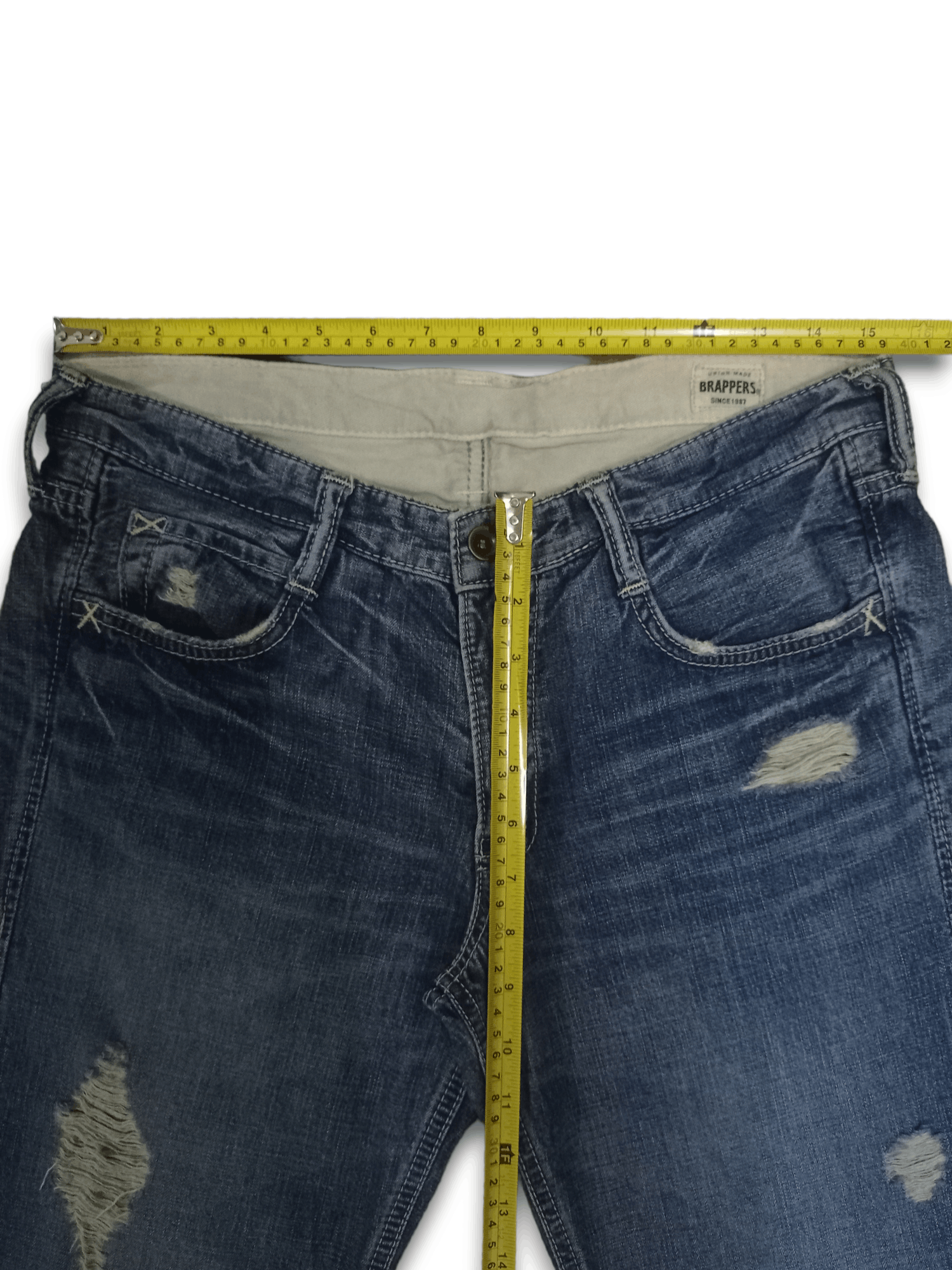 Japanese Brand Vintage Japanese Brand Union Made Distressed Loose Jeans Size US 31 - 8 Thumbnail
