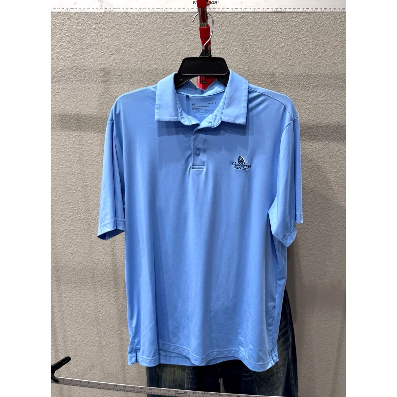 Under Armour Under Armour POLO SHIRT Conestoga Golf Club Blue Large L Mens Polo Shirt Multicolor 2010s Size US L / EU 52-54 / 3 - 3 Thumbnail
