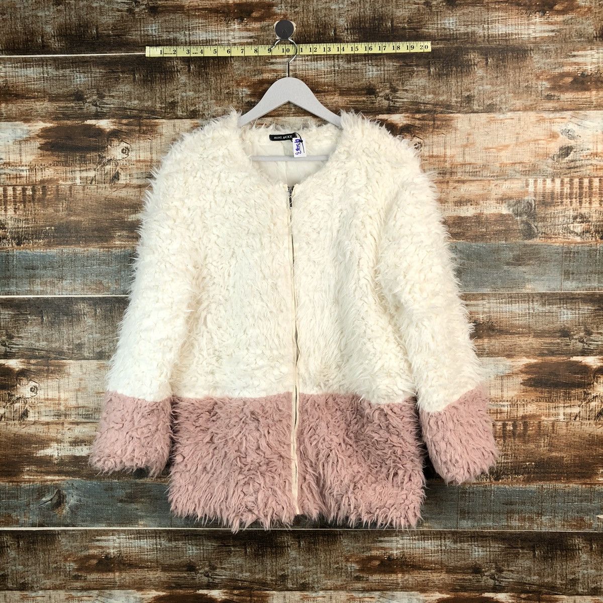 Homespun Knitwear Avail Mode Pink Mohair fur shaggy Knitwear #A2413 Size M / US 6-8 / IT 42-44 - 1 Thumbnail