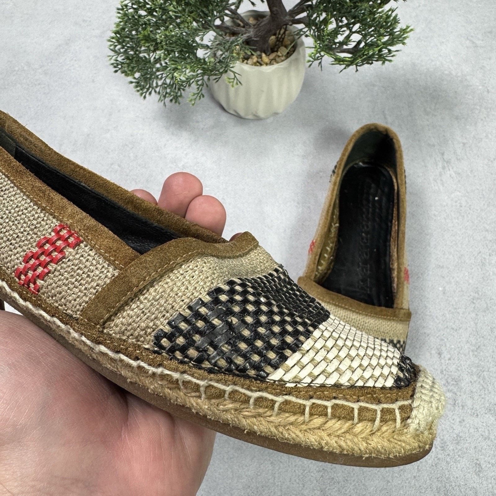 Burberry Burberry Espadrille Womens Check Size 35 US 5 Size US 5 / IT 35 - 5 Thumbnail