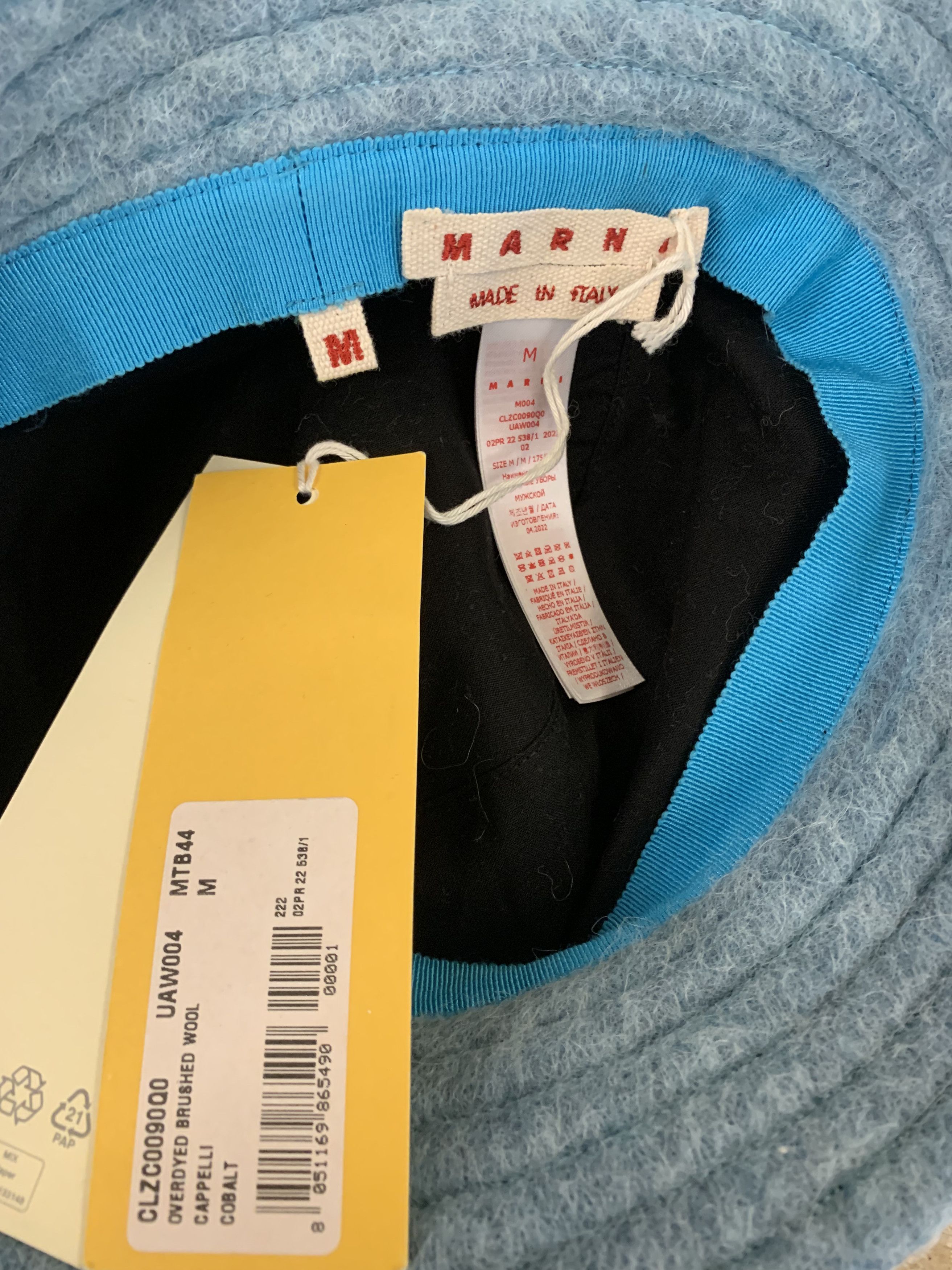 Marni Marni brushed wool hat bucket mohair Size ONE SIZE - 4 Thumbnail