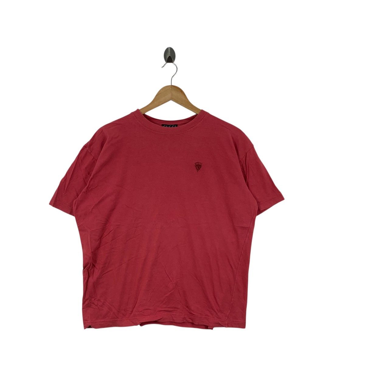Gucci Vintage Y2K GUCCI MADE IN ITALY Embroidered Logo Boxy Tee Size US M / EU 48-50 / 2 - 3 Thumbnail