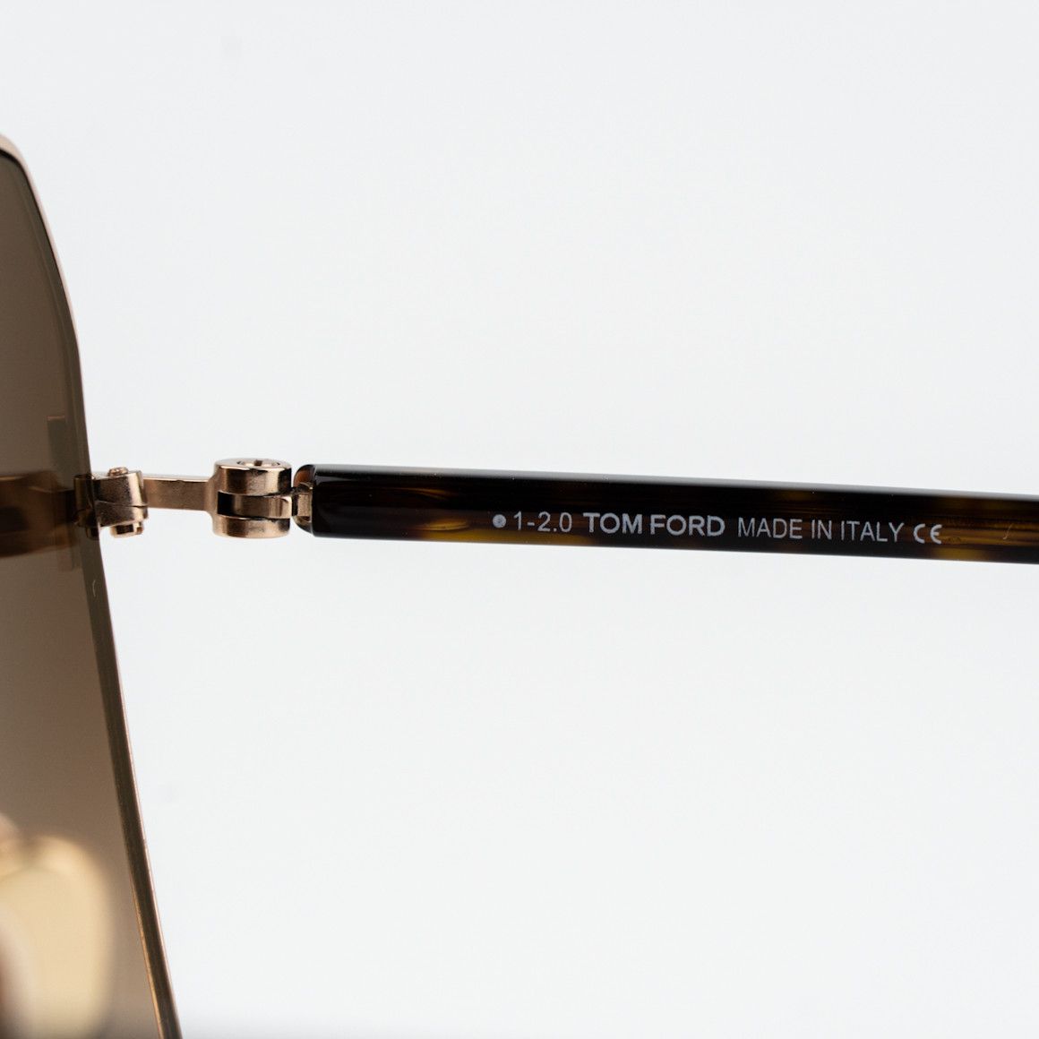 Tom Ford Tom Ford CLAUDIA-02 Women Sunglasses Gold Brown FT0839 52F Size ONE SIZE - 4 Thumbnail