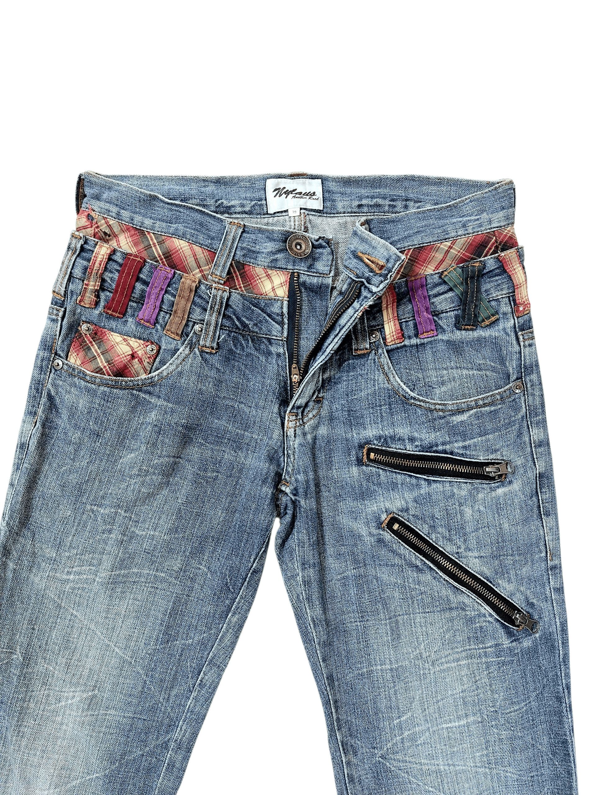 Vintage Nylaus Double Waist Seditionaries Denim Size US 30 / EU 46 - 5 Thumbnail