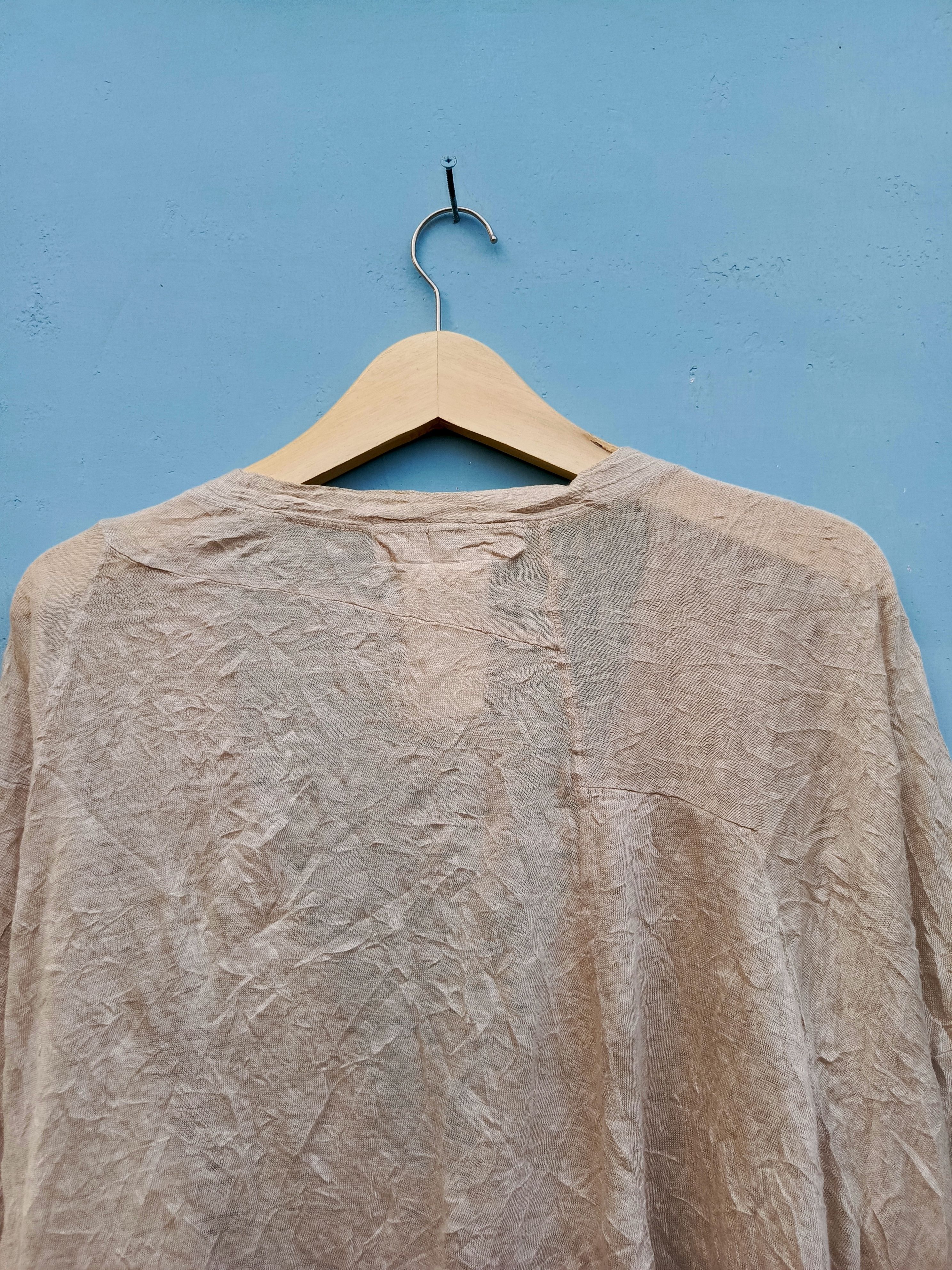 ANREALAGE Anrealage Cardigan Beige Button-Up Japan Designer Size US S / EU 44-46 / 1 - 7 Thumbnail