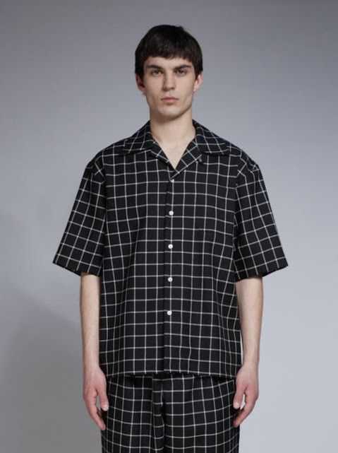 Marni o1w1db10824 Checked Shirt in Black White Size US L / EU 52-54 / 3 - 2 Thumbnail