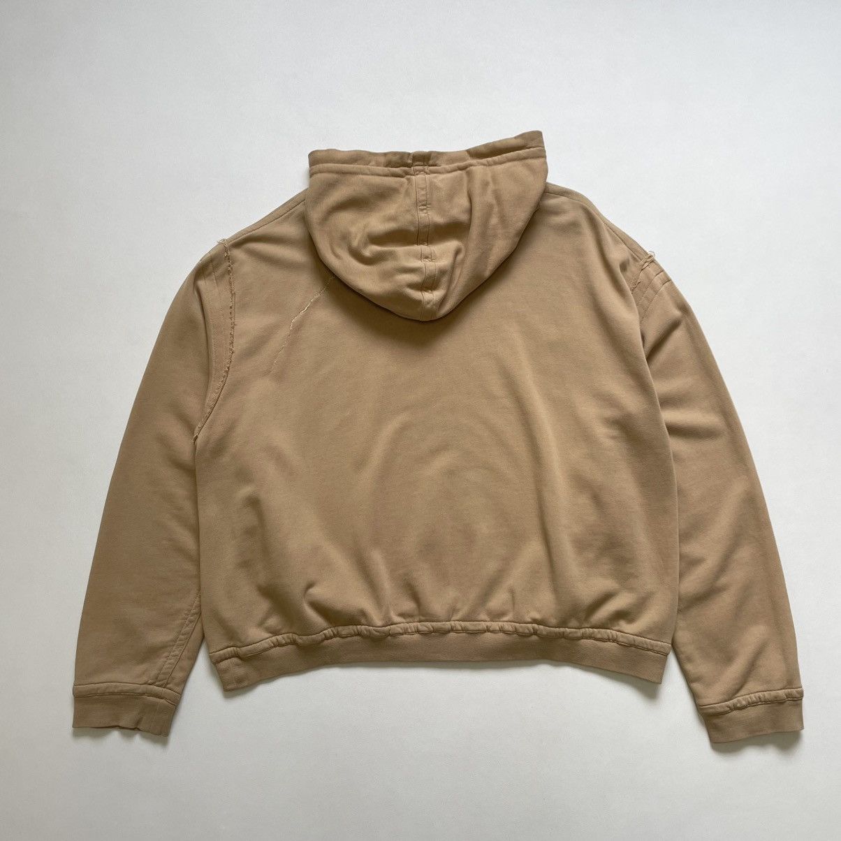 Haider Ackermann ‘Floral Embroidered’ Tan Cotton Perth Hoodie Size US L / EU 52-54 / 3 - 16 Thumbnail