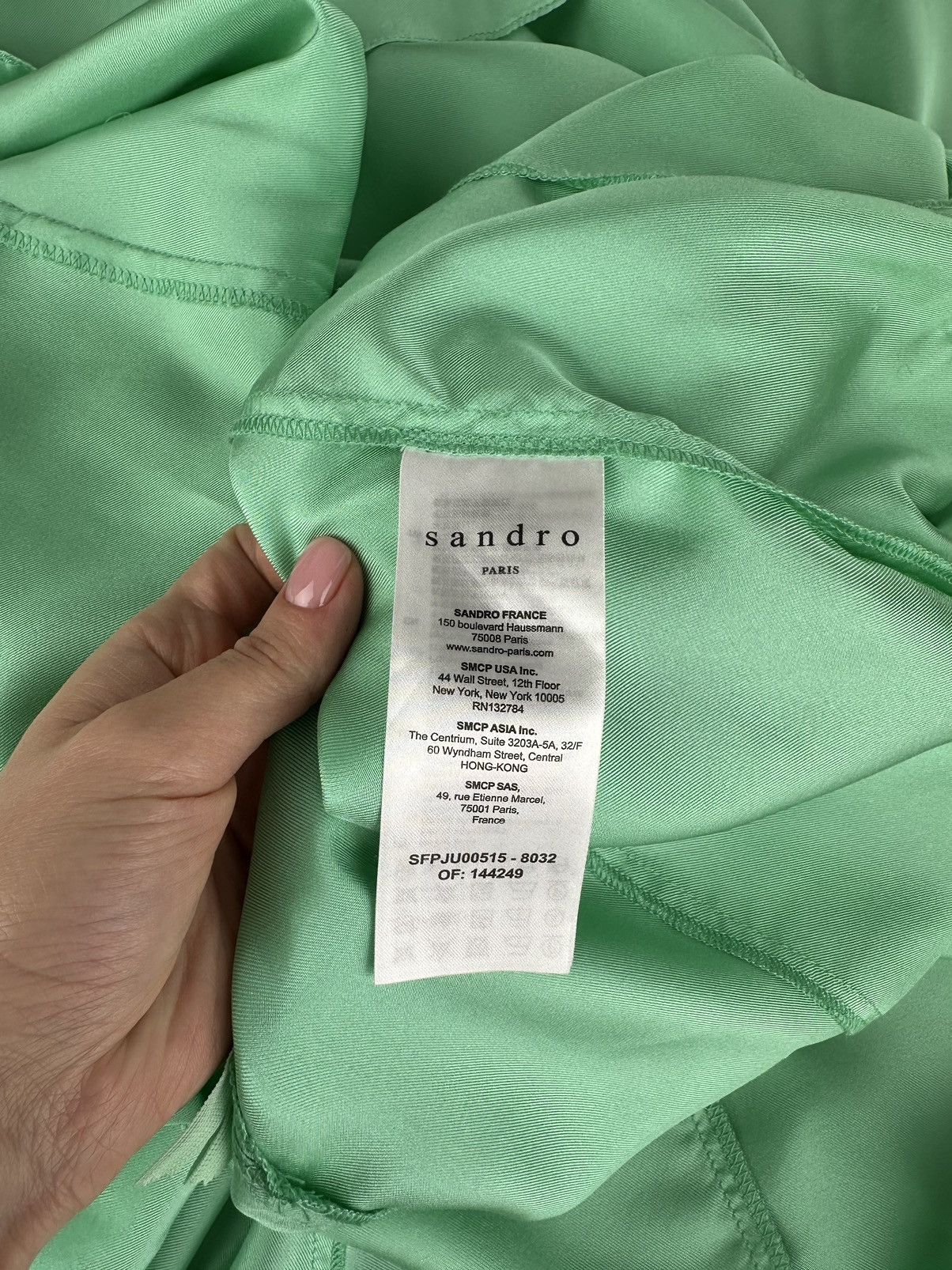 Sandro Sandro Flared Silk Midi Skirt Size 25" / US 0 / IT 36 - 7 Thumbnail