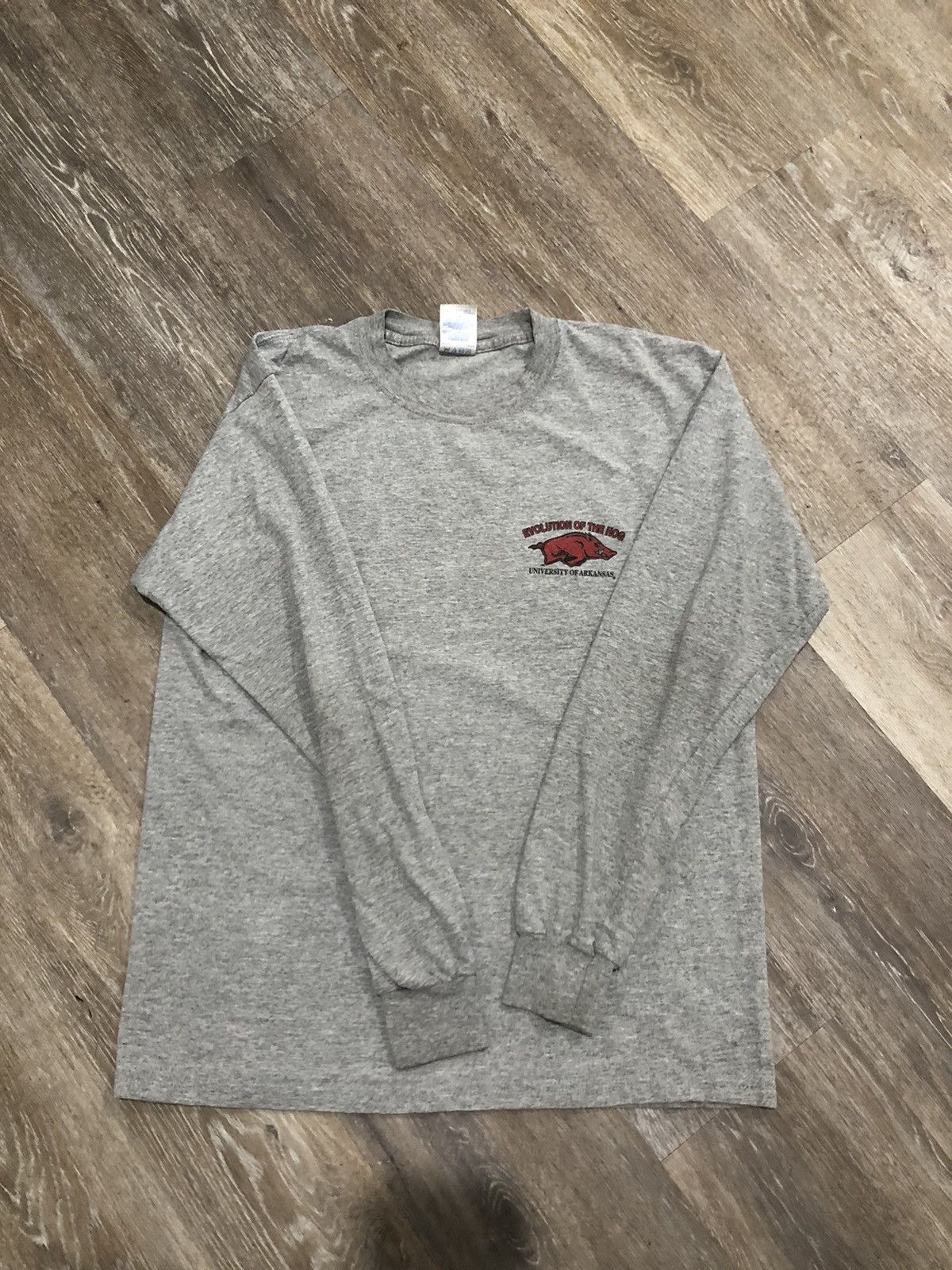 Vintage Vtg Y2K 2003 Evolution of Arkansas Razorbacks Long Sleeve Size US M / EU 48-50 / 2 - 7 Thumbnail