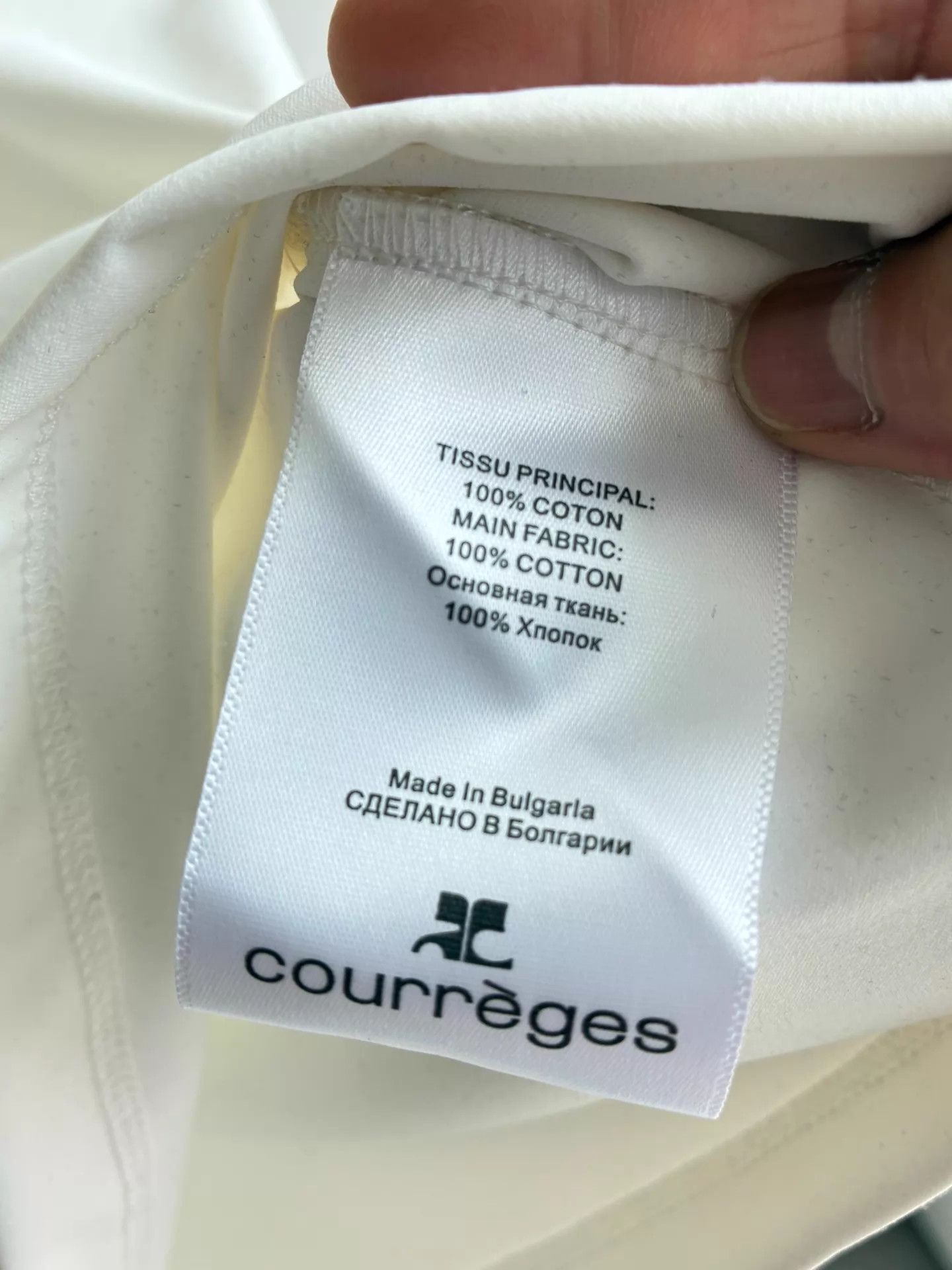 Courreges Courrèges blk/wht colorblock cami size 1 Size XS / US 0-2 / IT 36-38 - 5 Thumbnail