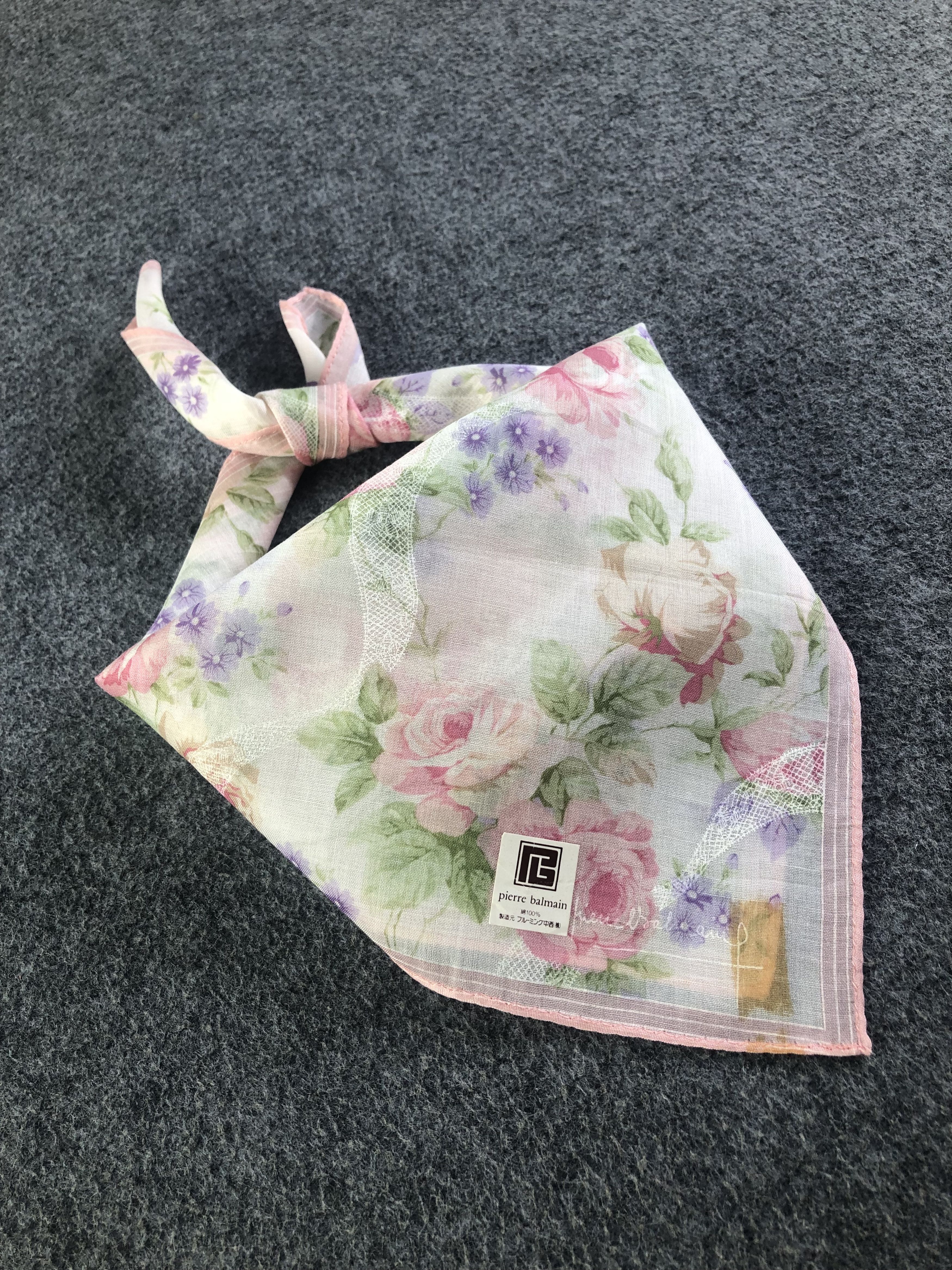 Pierre Balmain Pierre Balmain Handkerchief / Bandana / Neckerchief C482 Size ONE SIZE - 2 Thumbnail