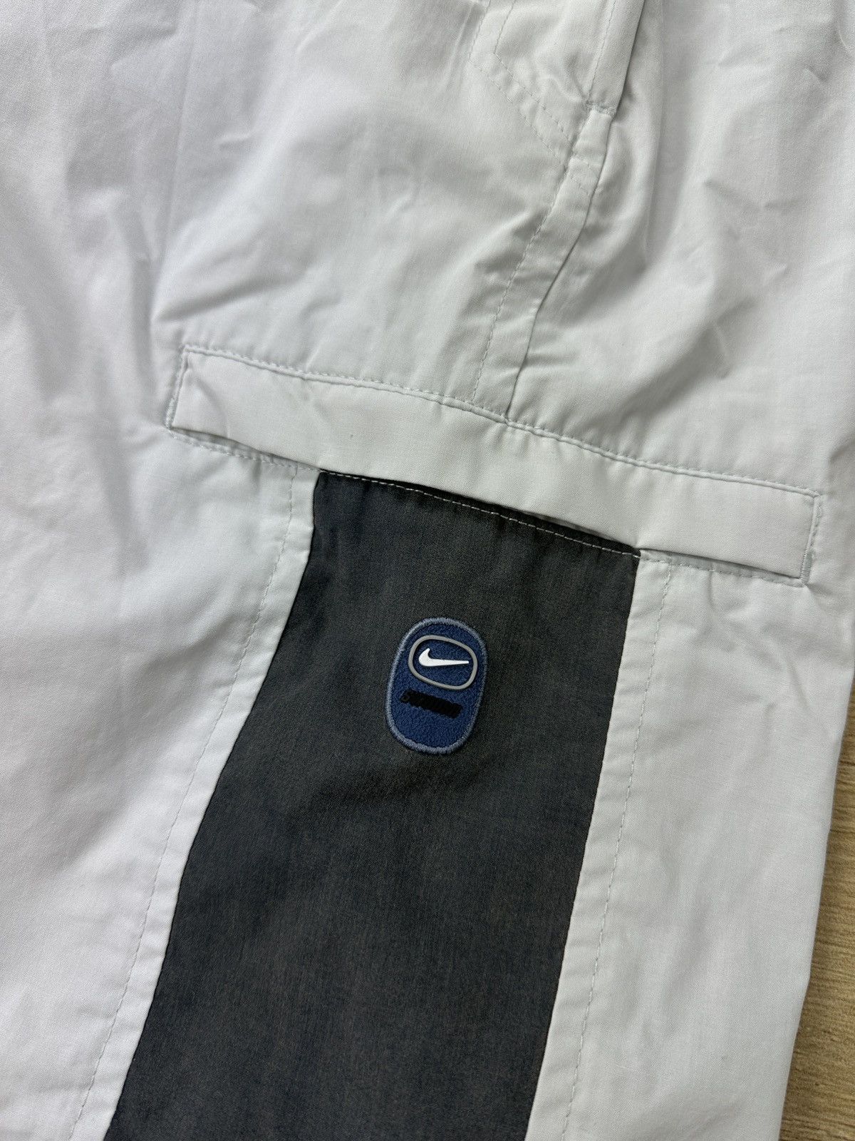 Nike × Vintage Vintage Y2K Nike Swoosh Logo Shorts Size US 34 / EU 50 - 5 Thumbnail