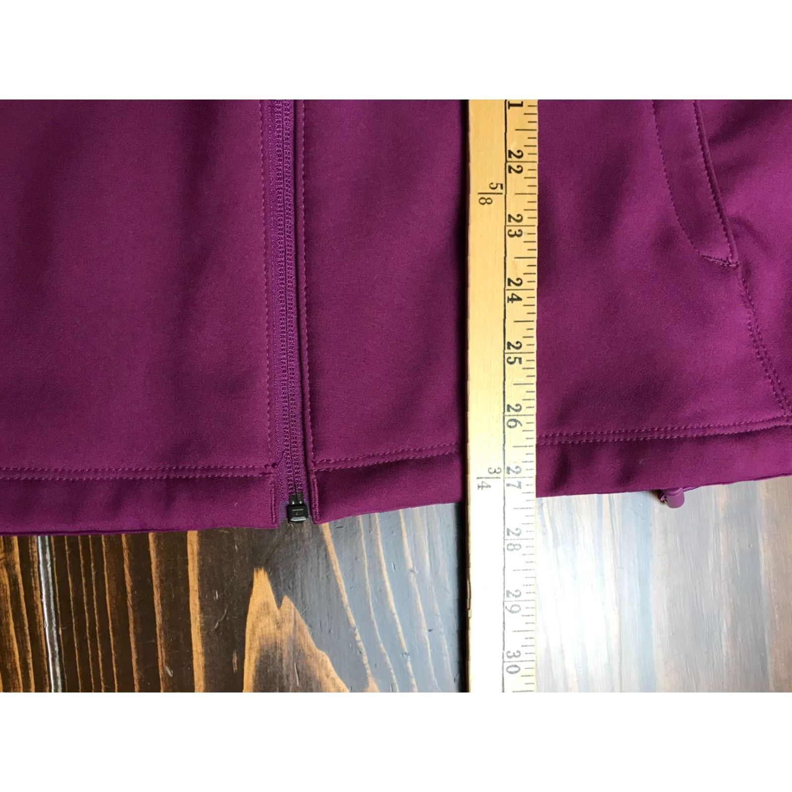 Vintage Columbia Jacket Women's Large Purple Fleece Lined Full Zip Jacket Size L / US 10 / IT 46 - 4 Thumbnail