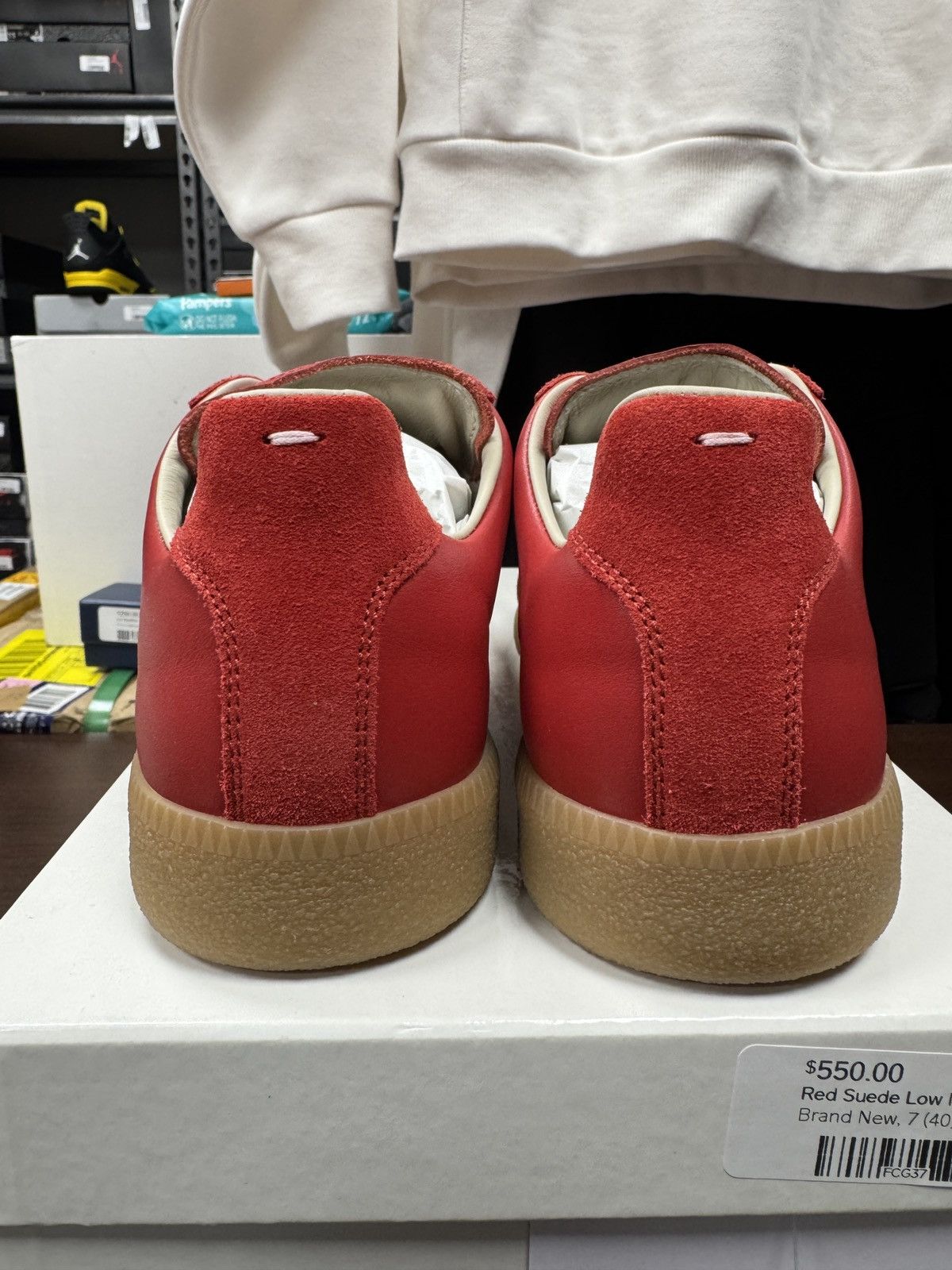 Maison Margiela Maison Margiela Replicas Red Size US 7 / EU 40 - 4 Thumbnail