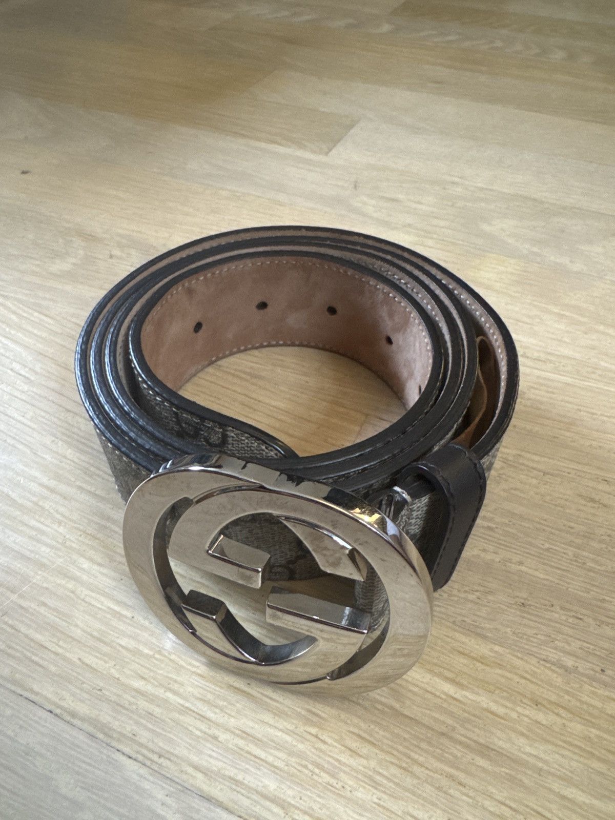 Gucci Gucci Belt With interlocking G Buckle Size 38 - 7 Thumbnail