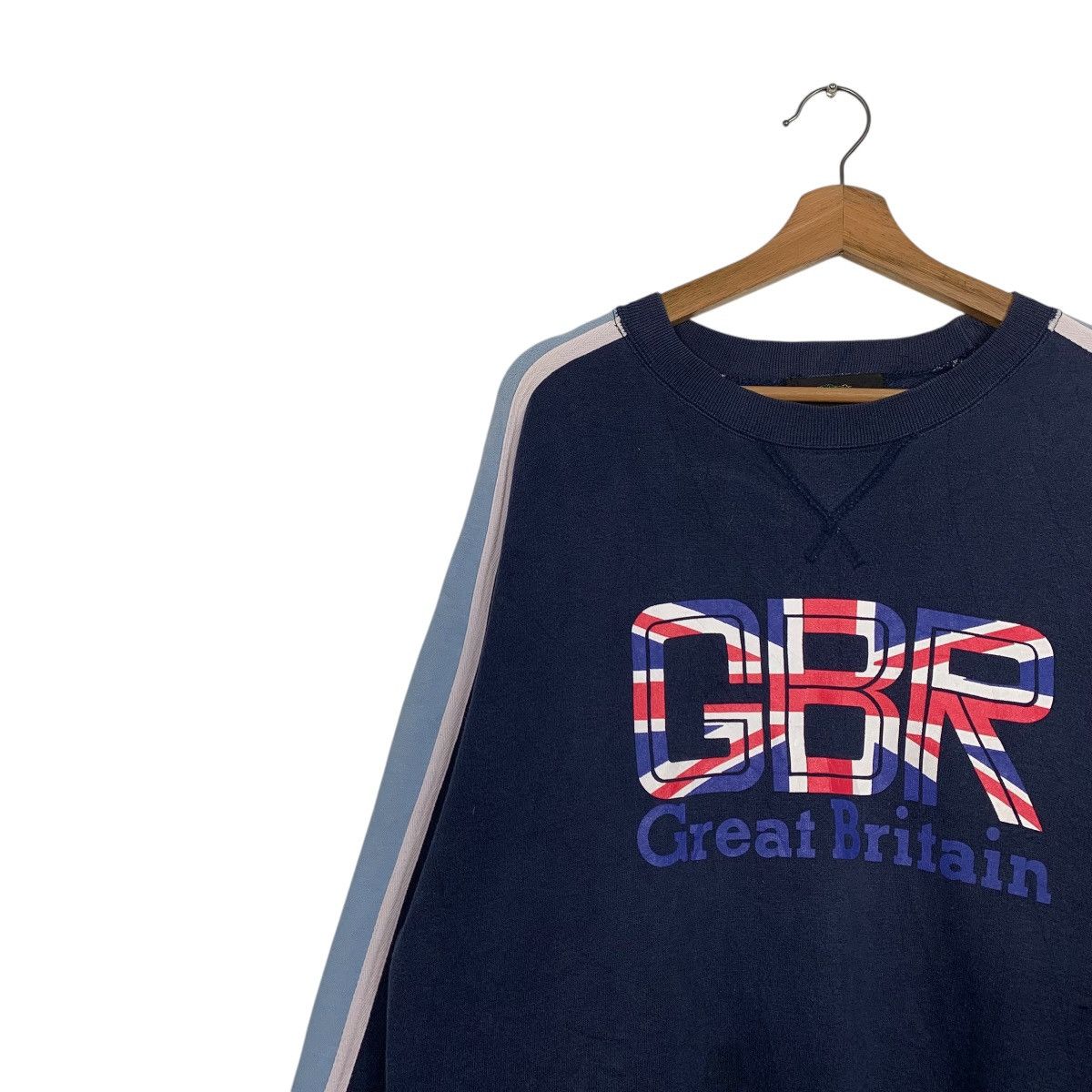 Japanese Brand Great Britain Big logo Crewneck Sweatshirt Size US M / EU 48-50 / 2 - 6 Thumbnail