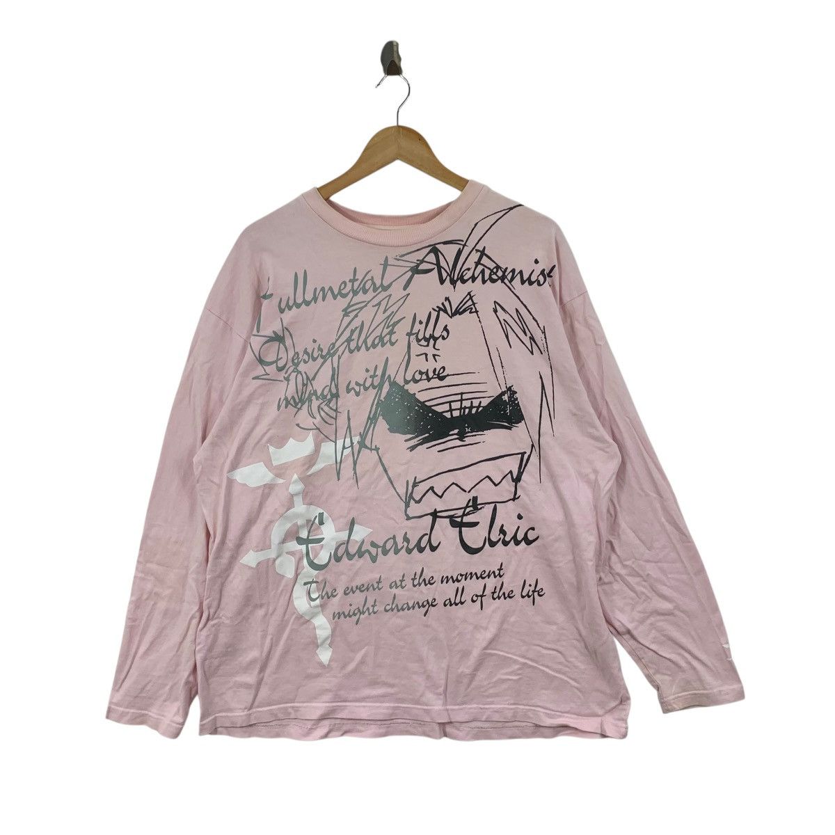 Anime ANIME FULLMETAL ALCHEMIST Edward Elric Manga Tee Shirt Top Size XXL / US 16-18 / IT 52-54 - 4 Thumbnail