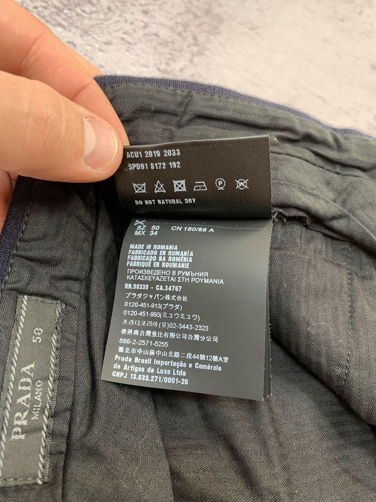 Prada PRADA VIRGIN WOOL PANTS A/W 2019 Size US 34 / EU 50 - 13 Thumbnail