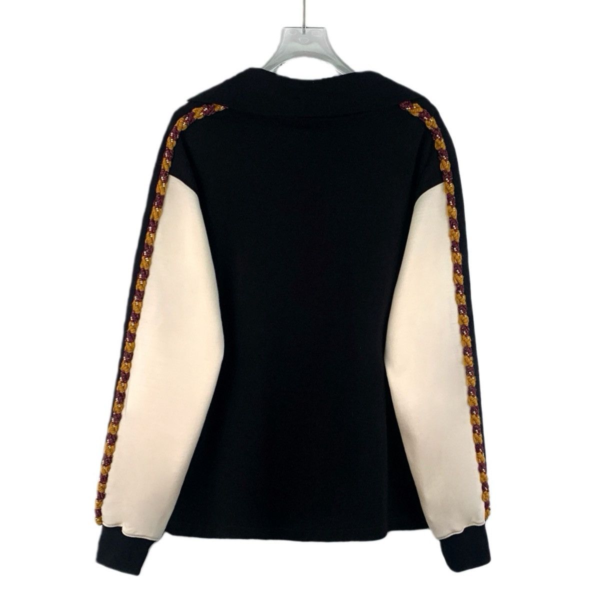 Chanel Chanel Color-block Logo Wool Long Sleeve Polo Shirt K26WX Size XS / US 0-2 / IT 36-38 - 2 Thumbnail