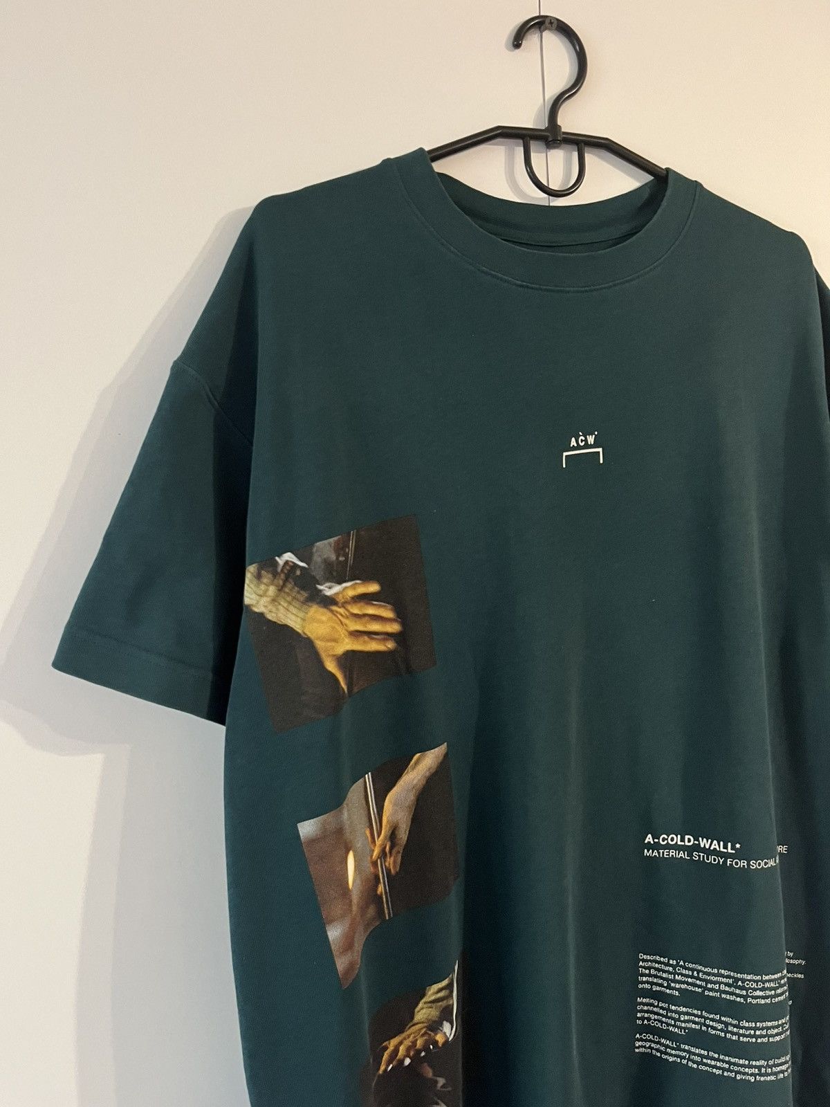 A-COLD-WALL* A Cold Wall ACW Glass Blower Cotton Tee Shirt Made Portugal Size US M / EU 48-50 / 2 - 2 Thumbnail