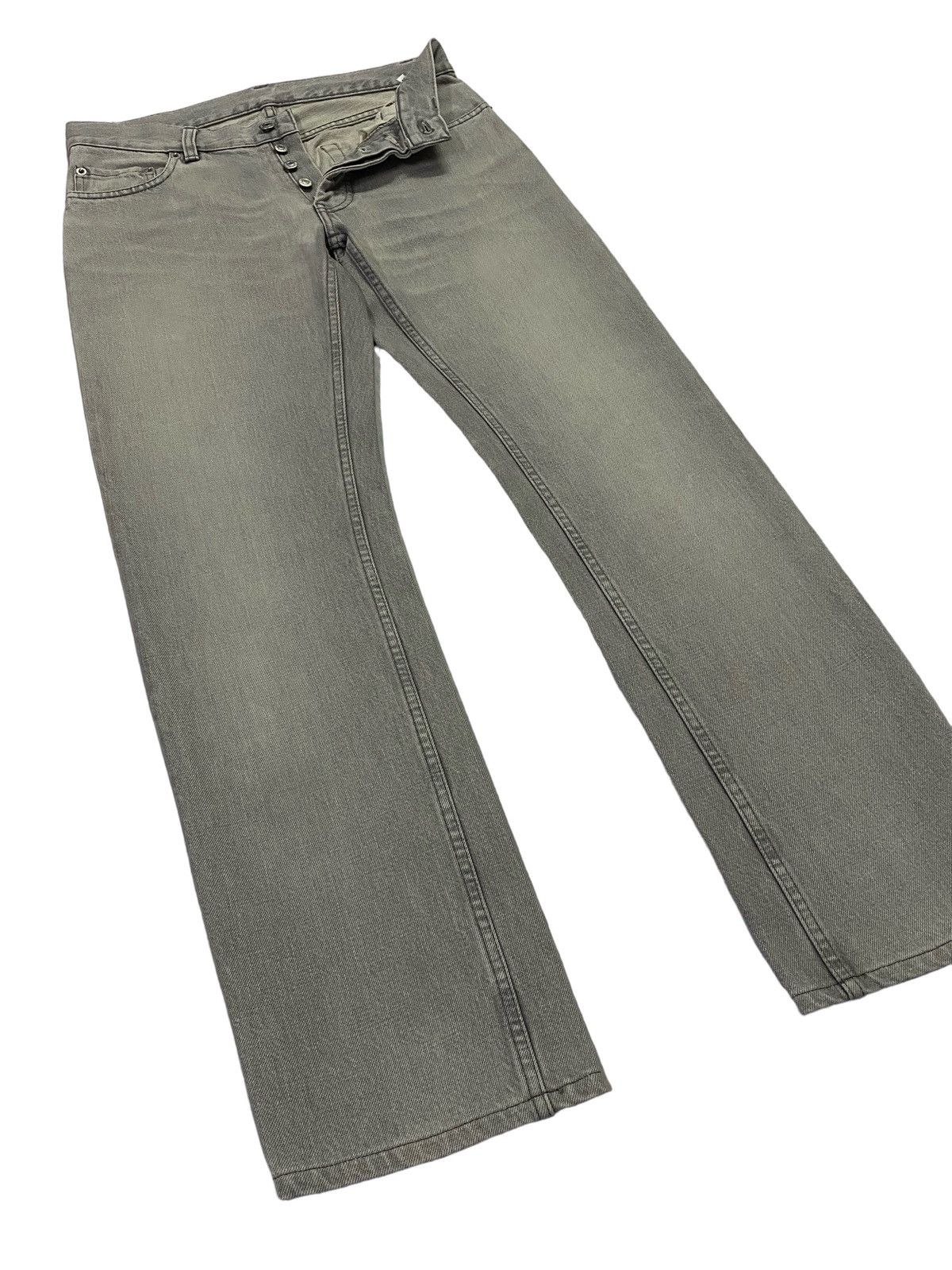 Helmut Lang Vintage Helmut Lang Raw Washed Wide Denim Pants Size US 28 / EU 44 - 19 Thumbnail